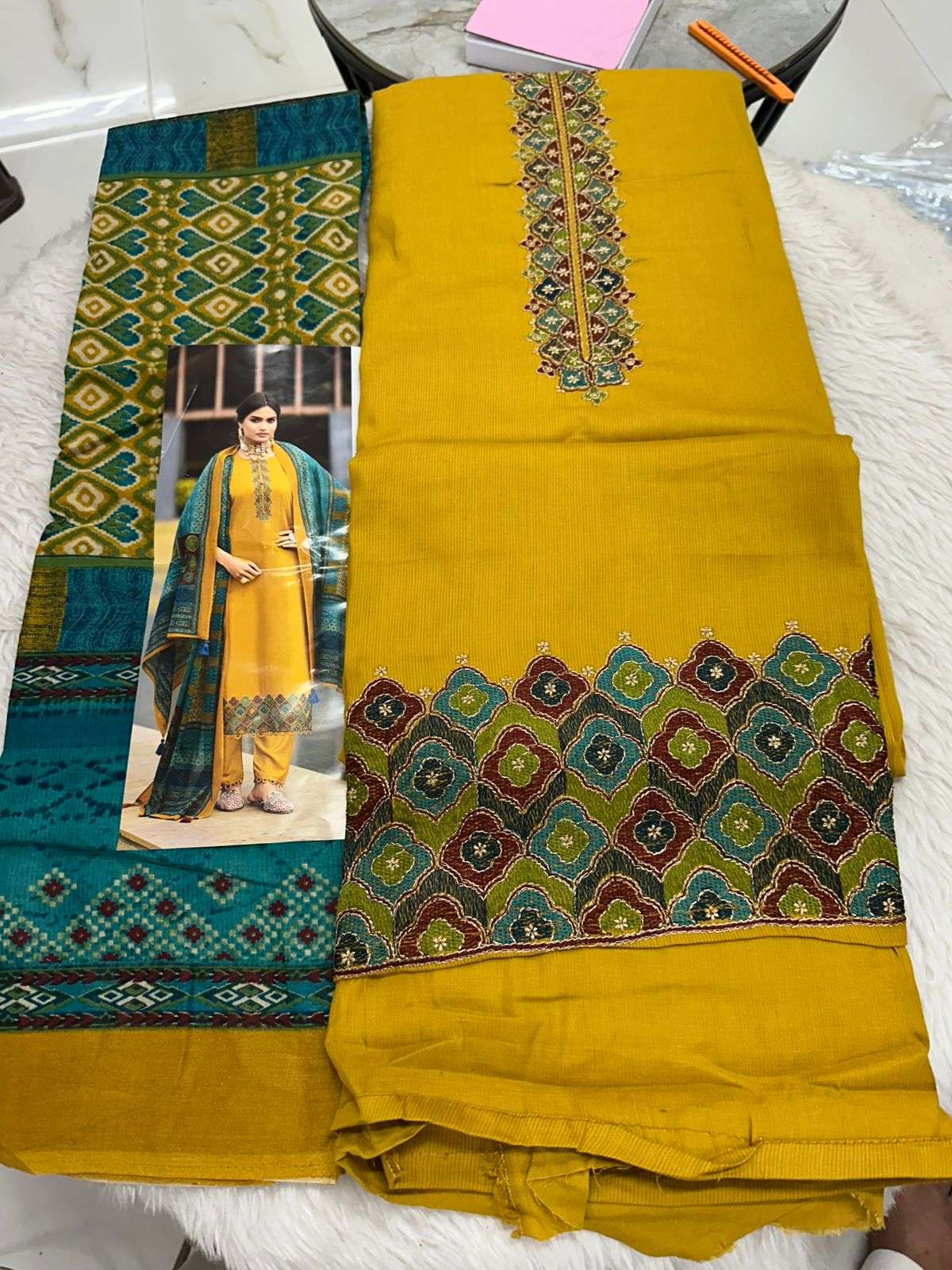 Falah Premium Cotton Collection Code - 26142 By Falah Designer Suits - 01