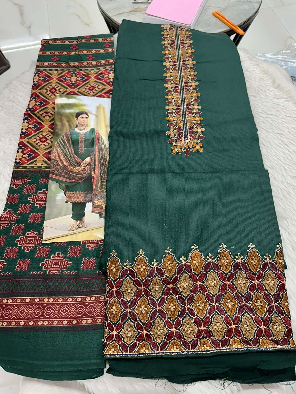 Falah Premium Cotton Collection Code - 26142 By Falah Designer Suits - 04