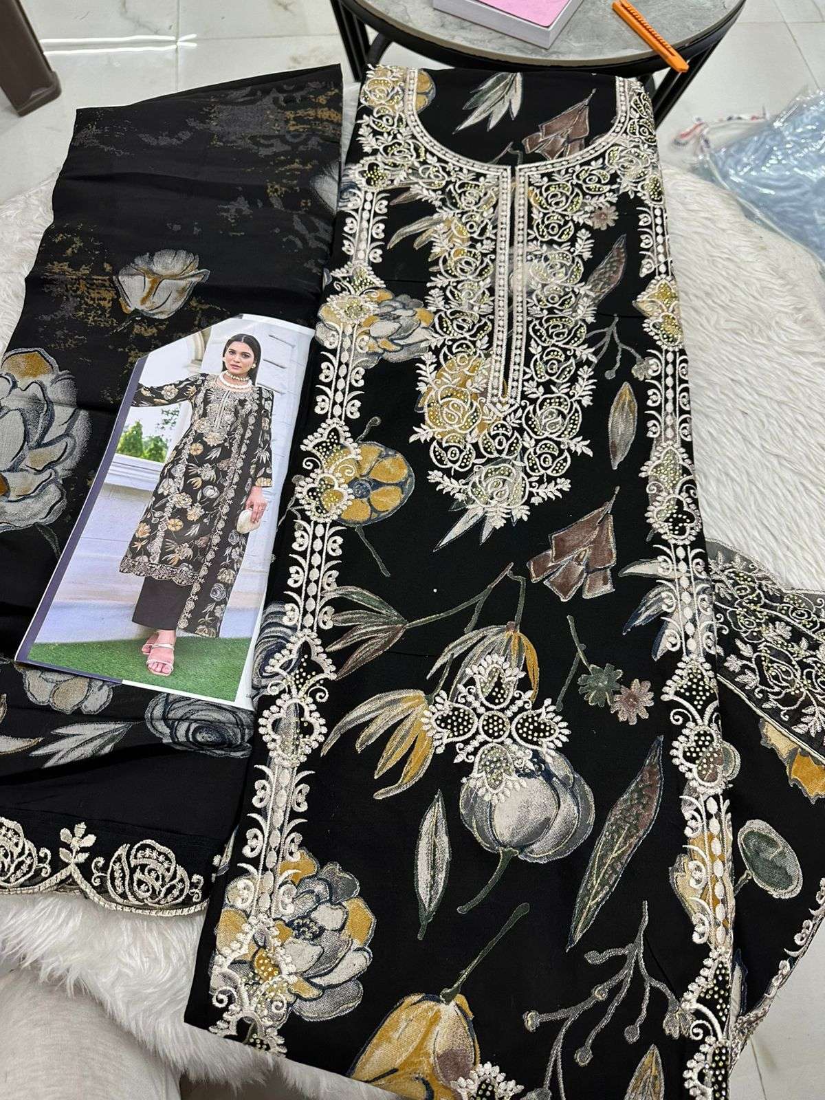 Falah Premium Cotton Collection Code - 50001 By Falah Designer Suits - 01 - 06