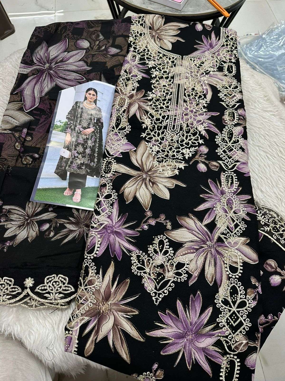 Falah Premium Cotton Collection Code - 50001 By Falah Designer Suits - 02