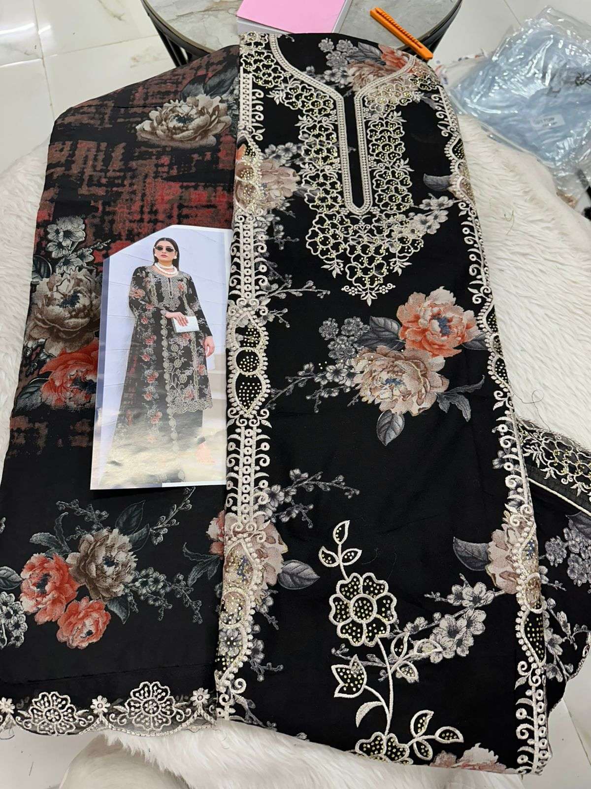 Falah Premium Cotton Collection Code - 50001 By Falah Designer Suits - 04