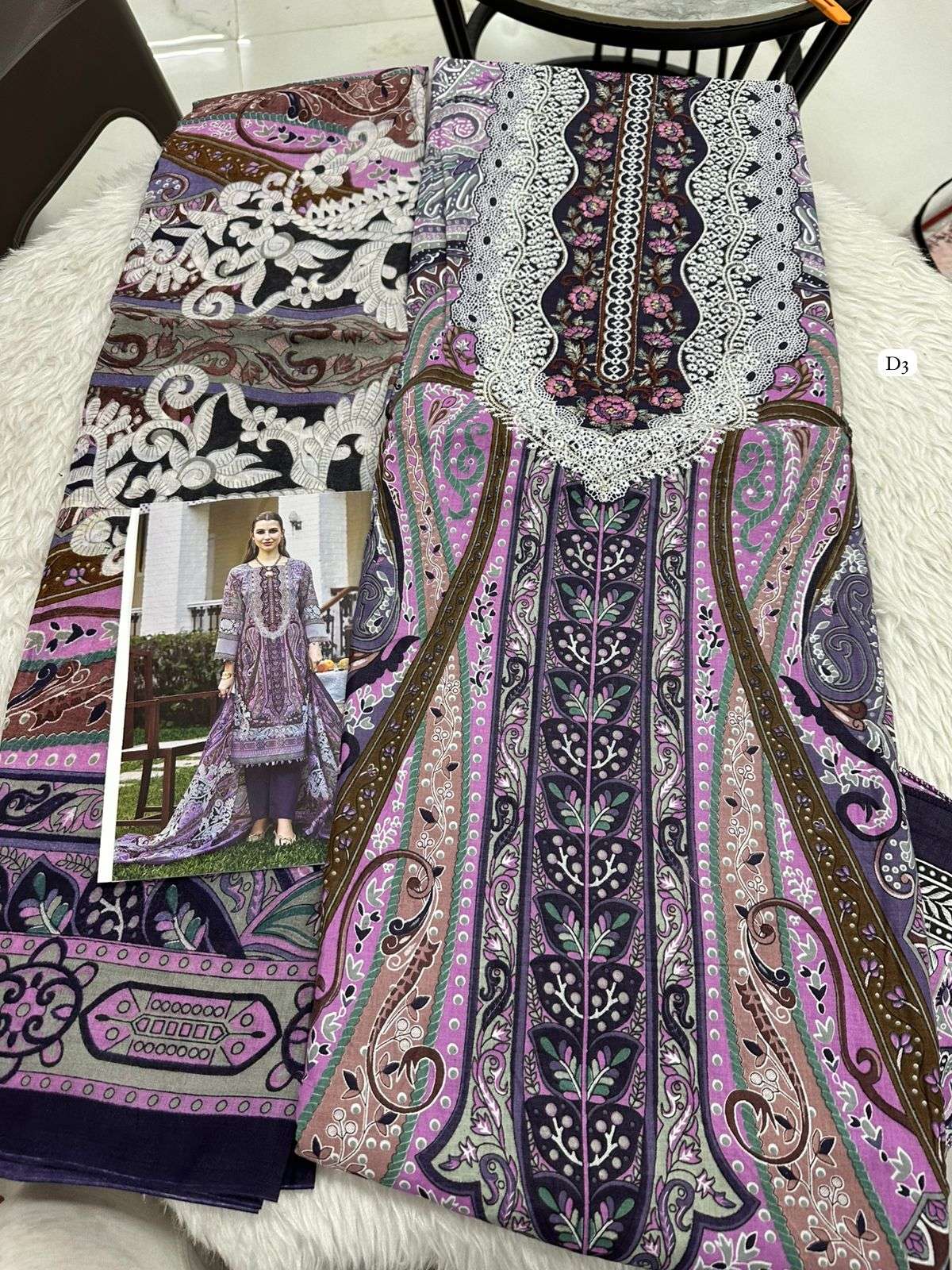 Falah Premium Cotton Collection Code - 50002 By Falah Designer Suits - 02