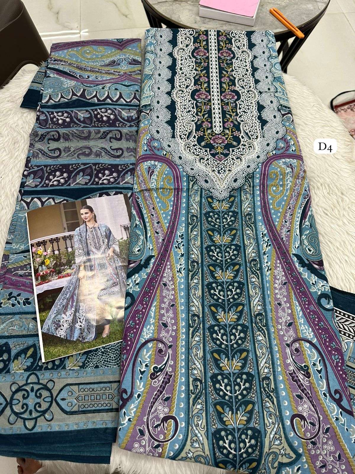 Falah Premium Cotton Collection Code - 50002 By Falah Designer Suits - 03