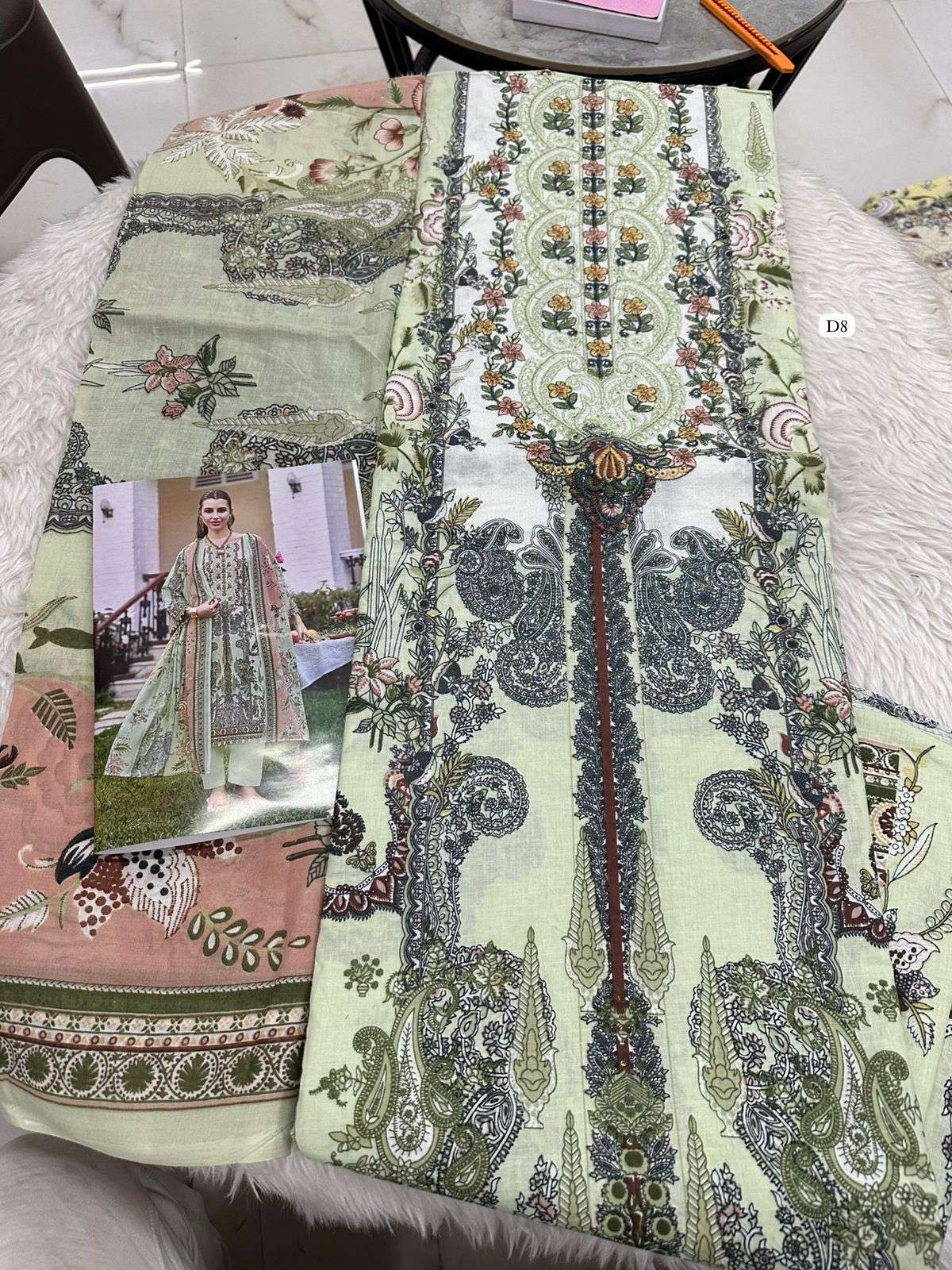 Falah Premium Cotton Collection Code - 50002 By Falah Designer Suits - 08