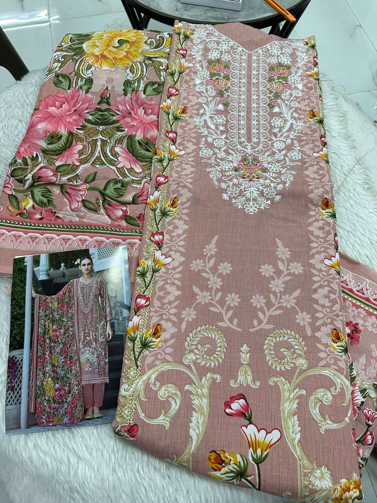Falah Premium Cotton Collection Code - 50004 By Falah Designer Suits - 02