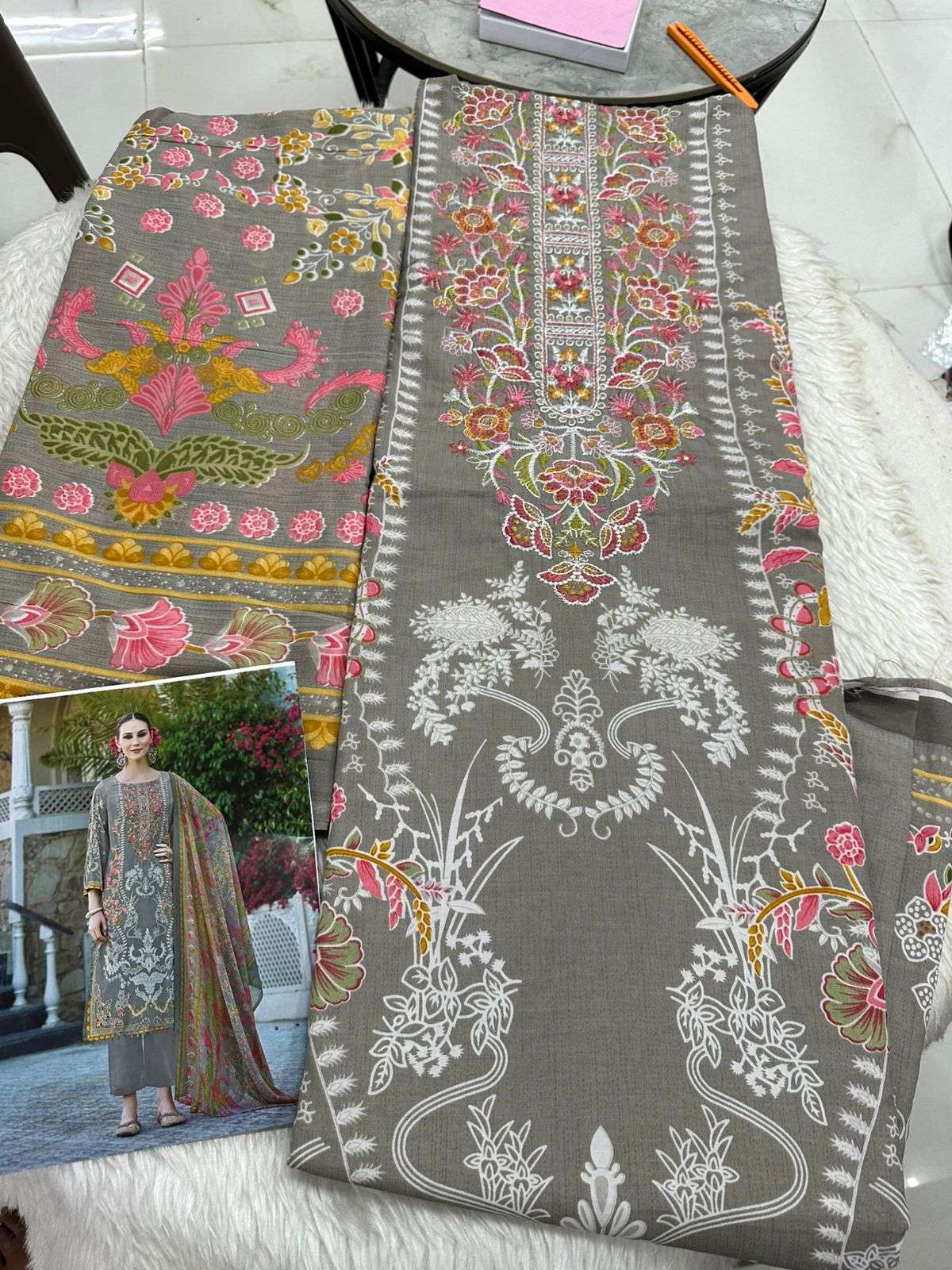 Falah Premium Cotton Collection Code - 50004 By Falah Designer Suits - 04