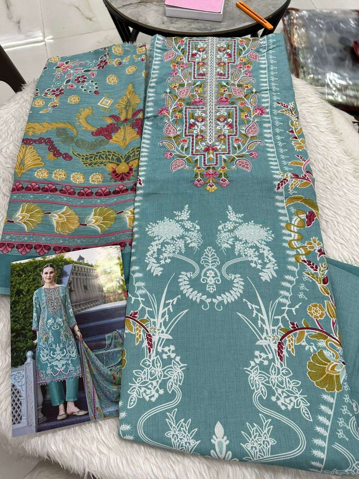 Falah Premium Cotton Collection Code - 50004 By Falah Designer Suits - 06
