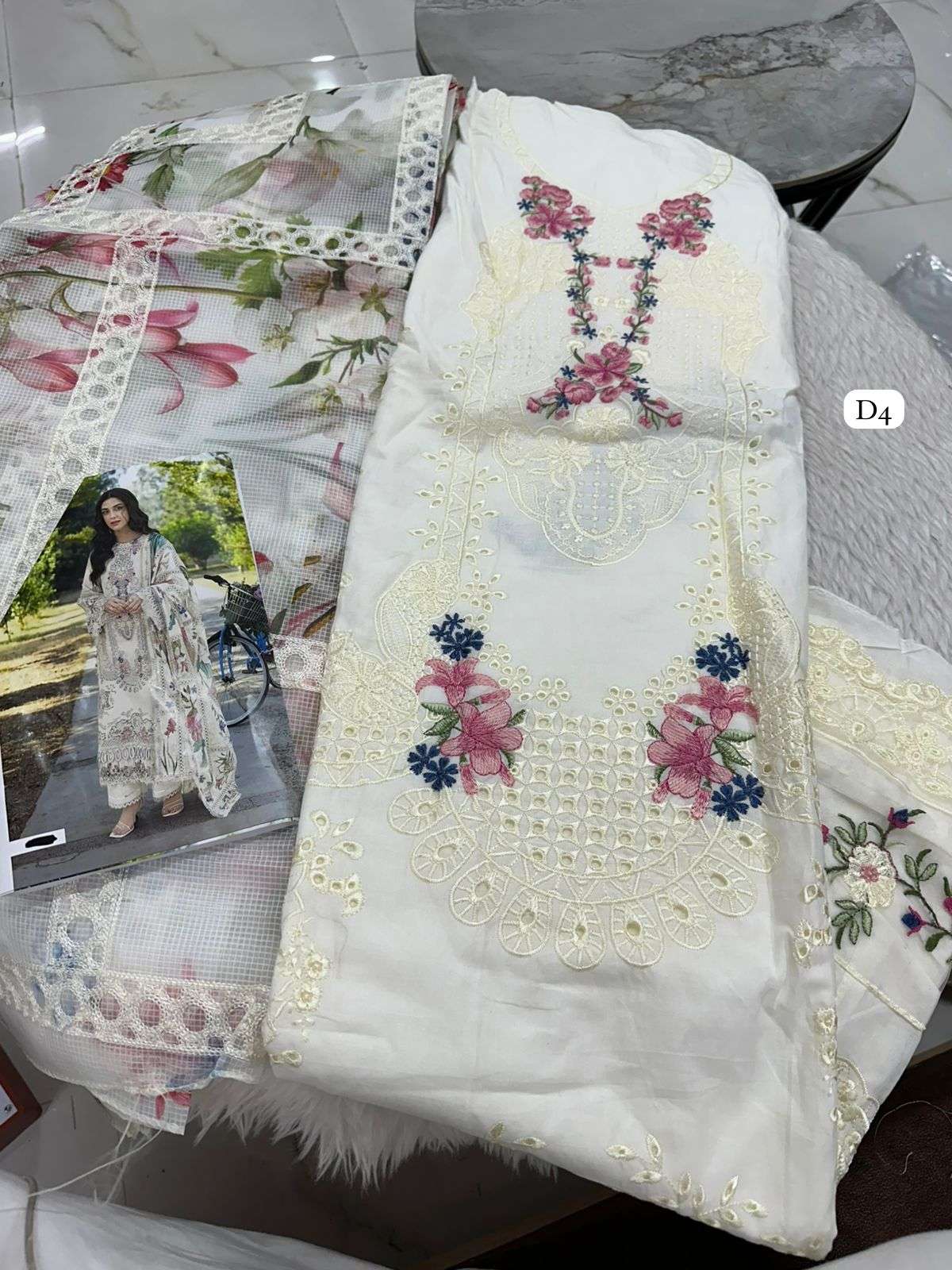 Falah Premium Cotton Collection Code - 50005 By Falah Designer Suits - 03