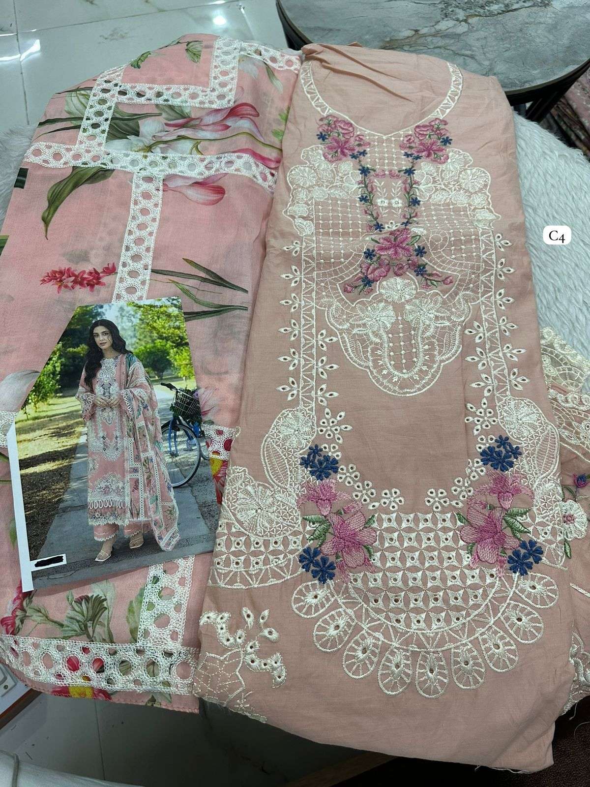 Falah Premium Cotton Collection Code - 50006 By Falah Designer Suits - 04