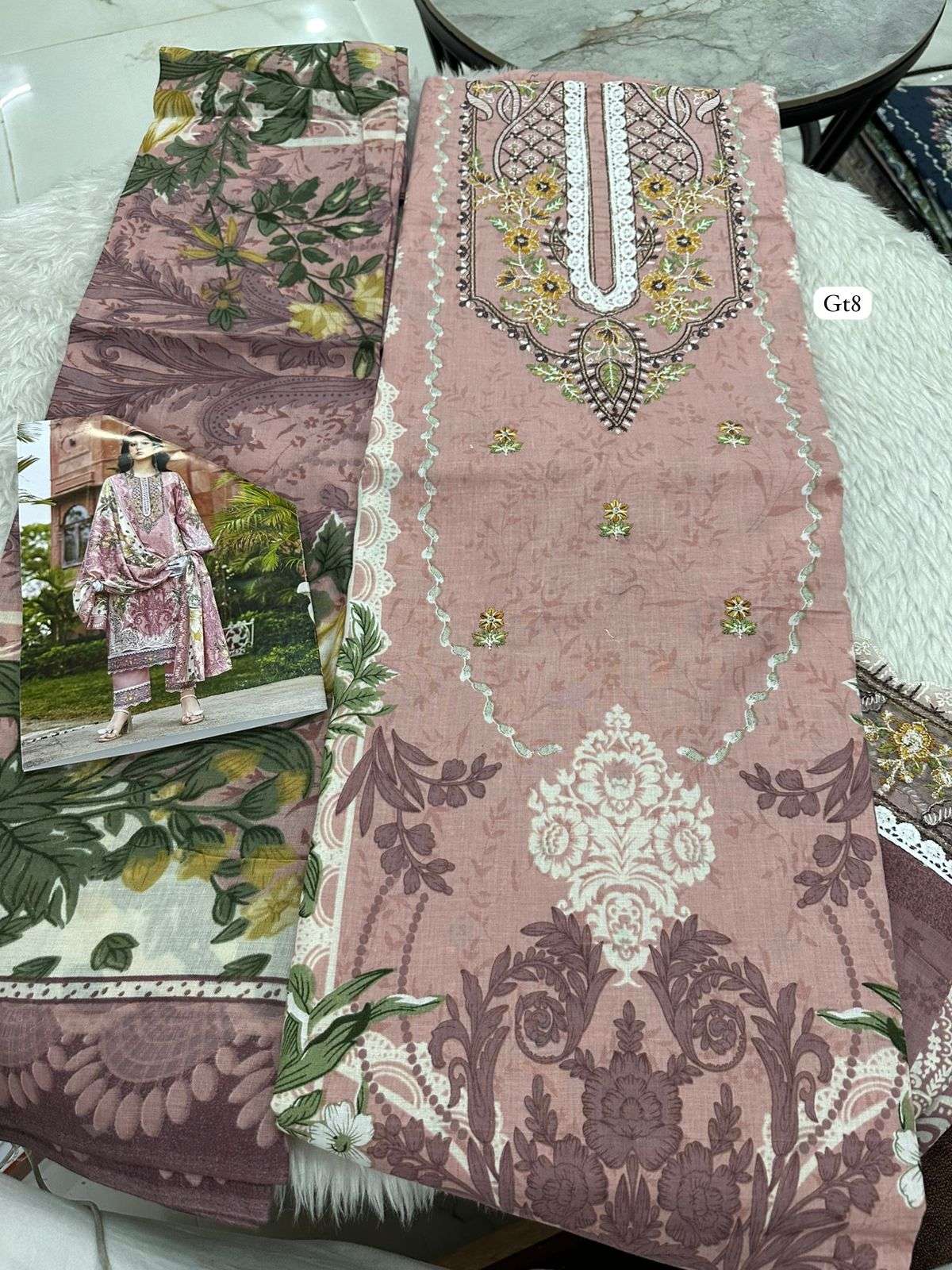 Falah Premium Cotton Collection Code - 50007 By Falah Designer Suits - 02