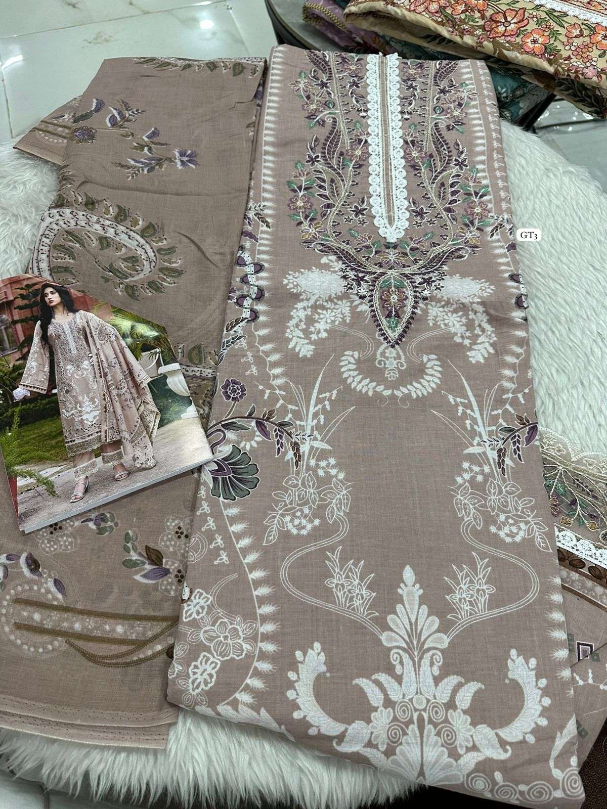 Falah Premium Cotton Collection Code - 50007 By Falah Designer Suits - 04