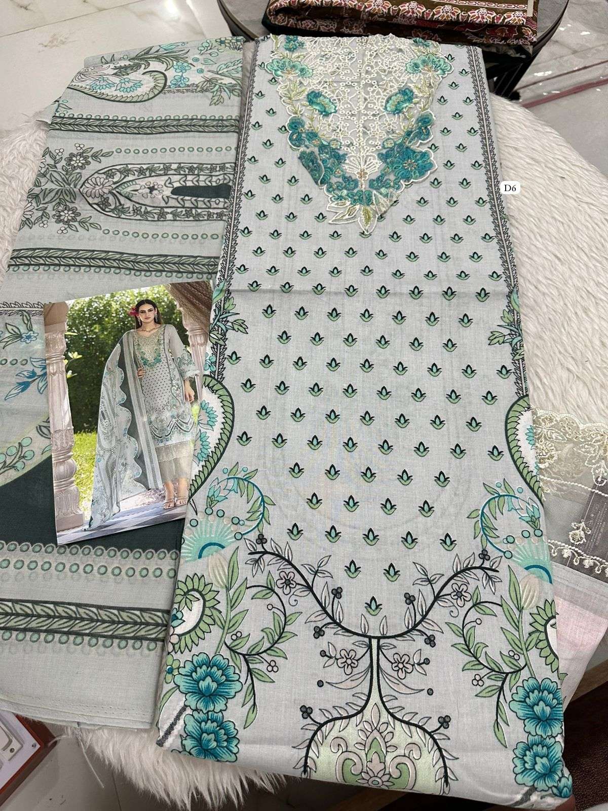 Falah Premium Cotton Collection Code - 50009 By Falah Designer Suits - 03