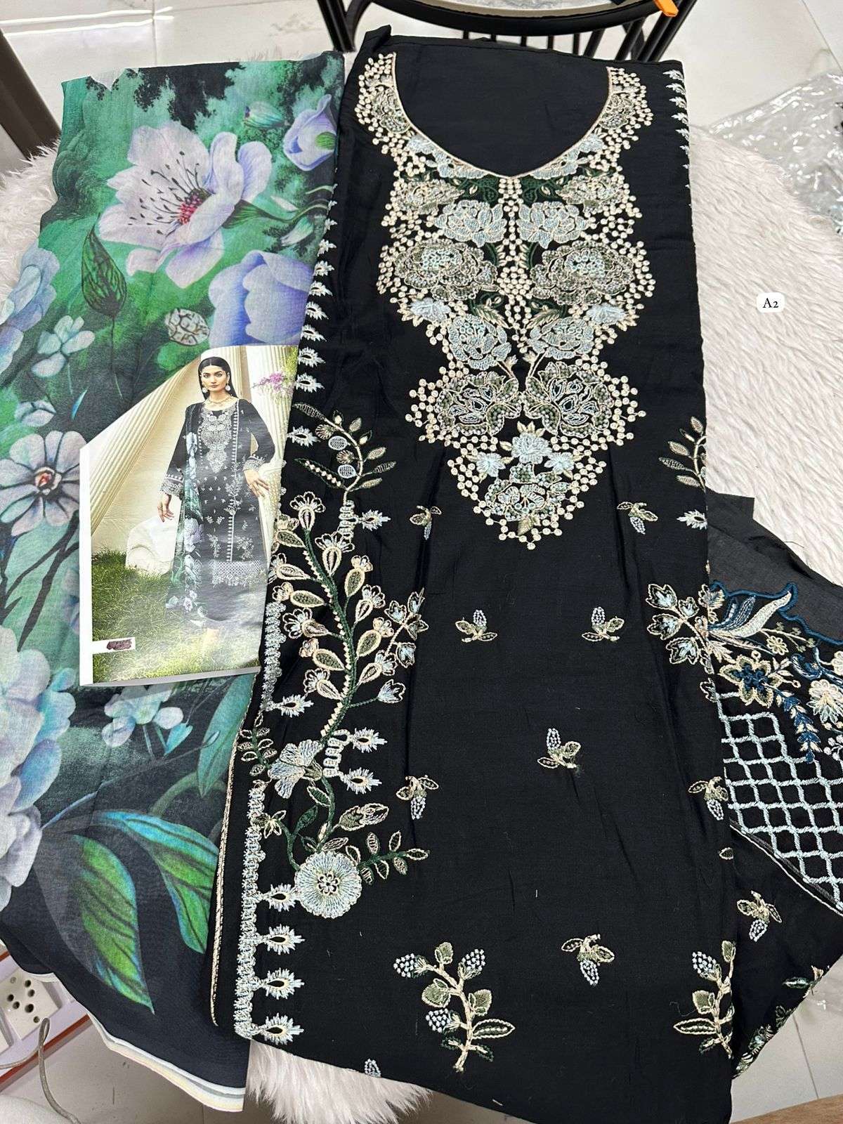 Falah Premium Cotton Collection Code - 50011 By Falah Designer Suits - 03