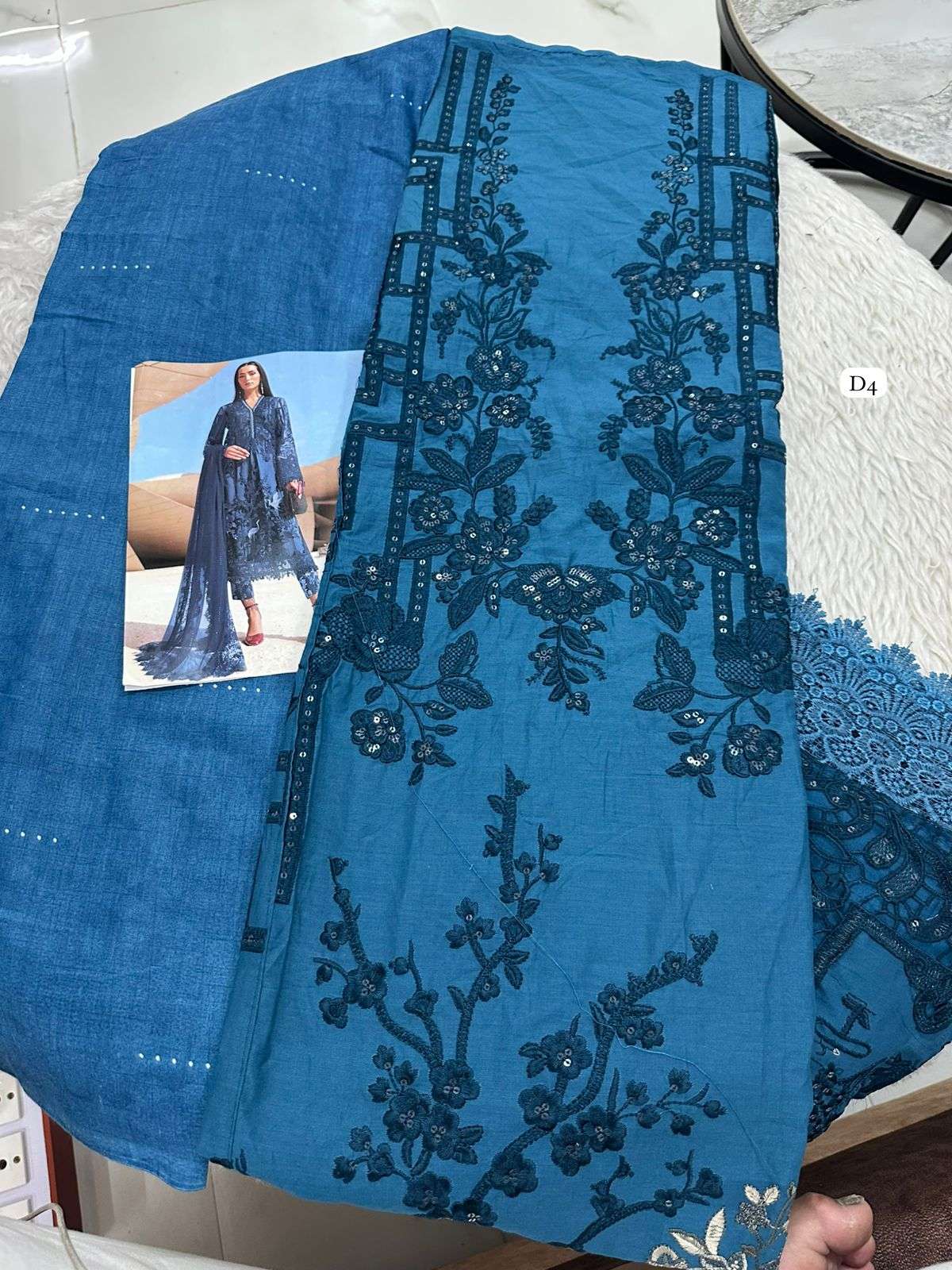 Falah Premium Cotton Collection Code - 50012 By Falah Designer Suits - 01 - 05 B