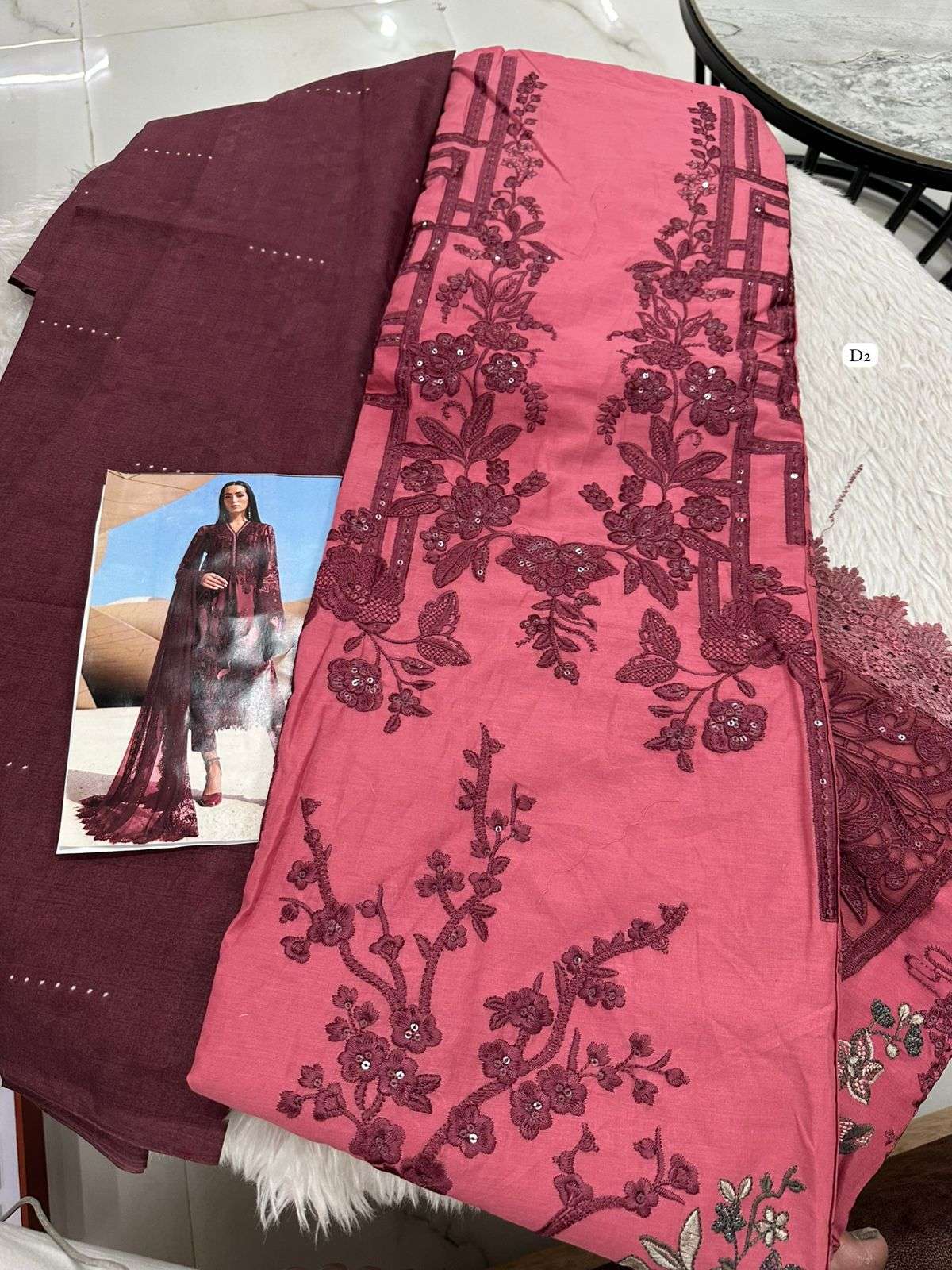 Falah Premium Cotton Collection Code - 50012 By Falah Designer Suits - 03