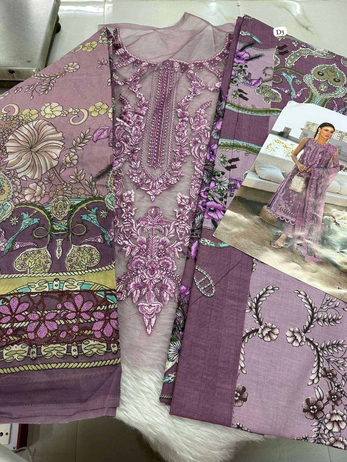 Falah Premium Cotton Collection Code - 50013 By Falah Designer Suits - 02