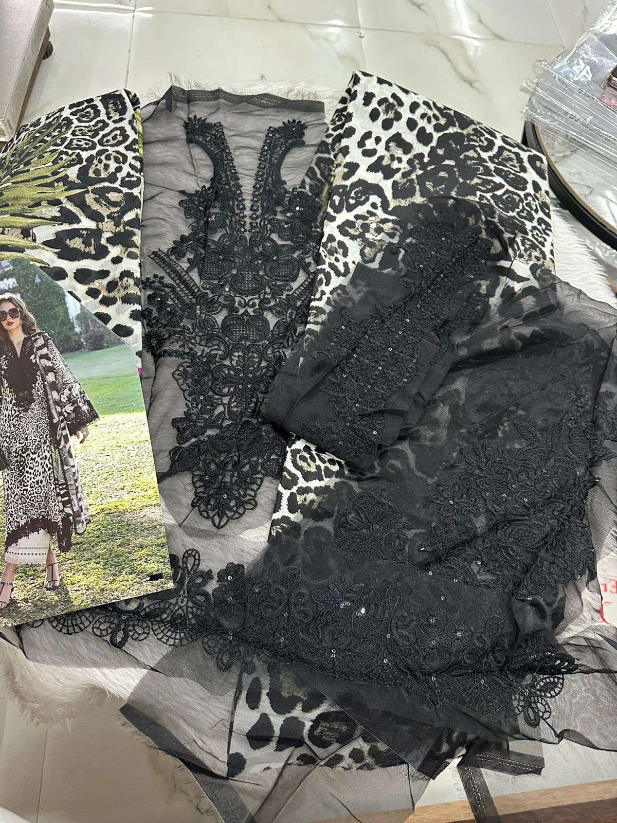 Falah Premium Cotton Collection Code - 50014 By Falah Designer Suits - 01 - 08 B