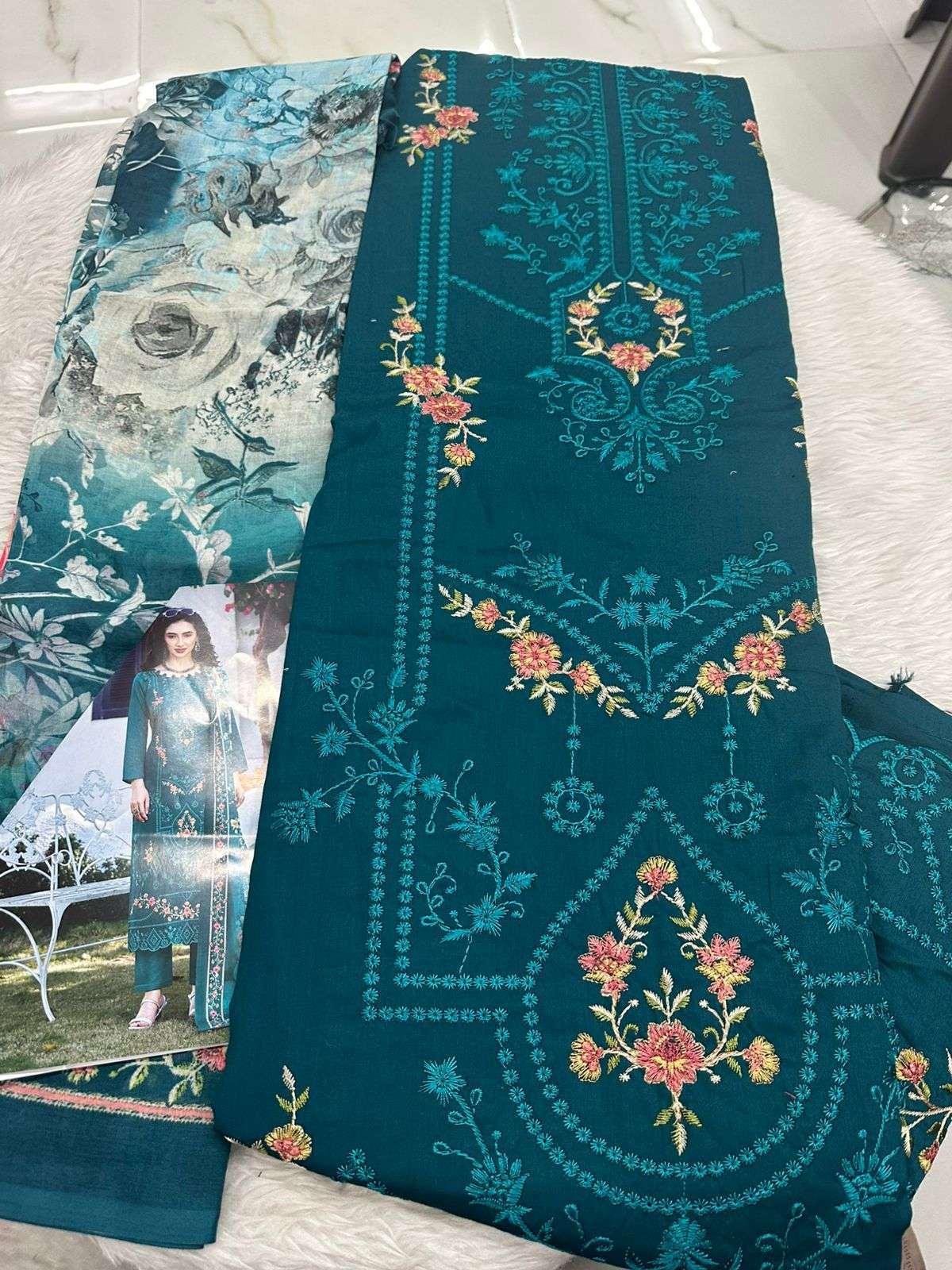 Falah Premium Cotton Collection Code - 50021 By Falah Designer Suits - 01