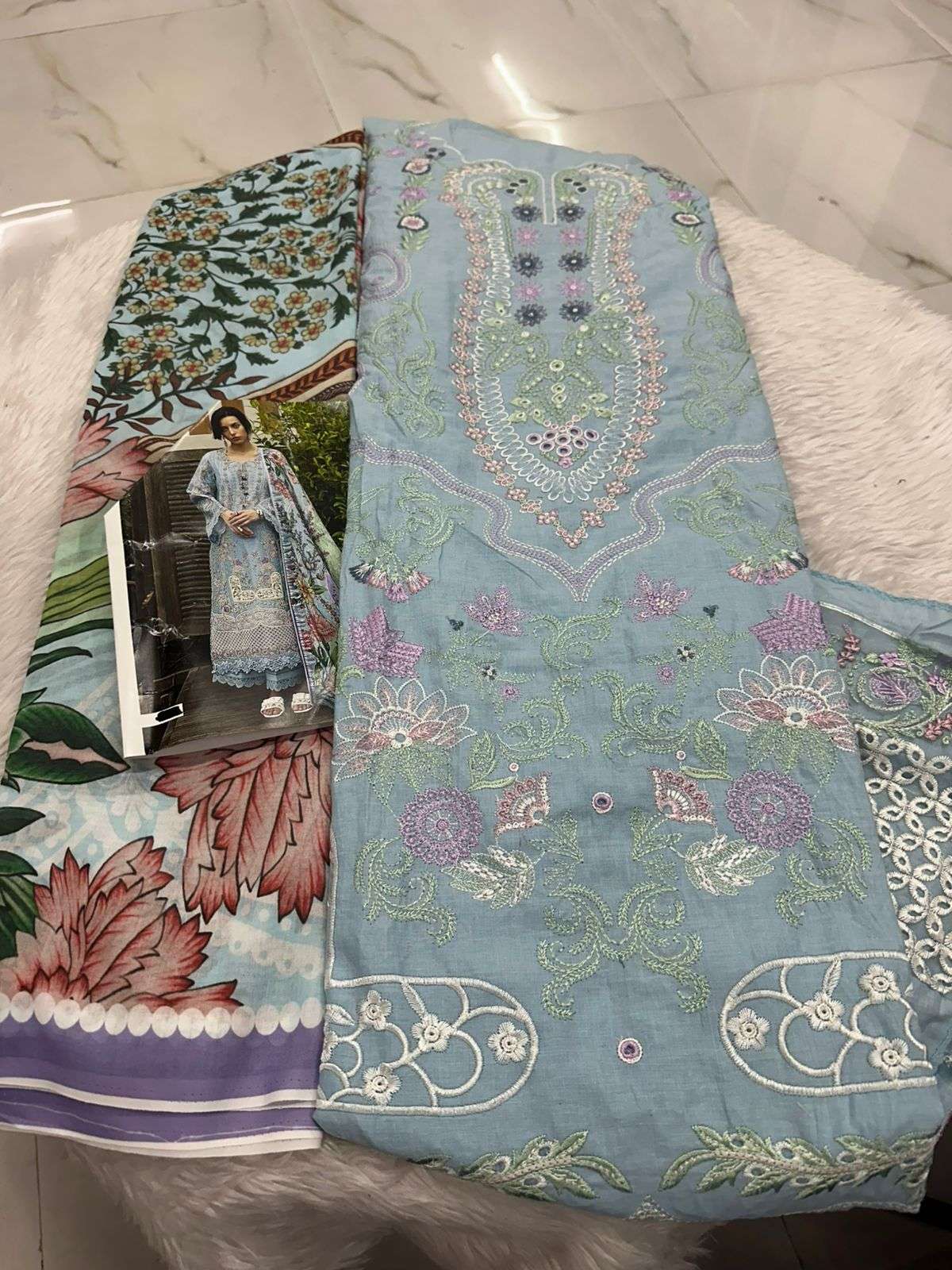 Falah Premium Cotton Collection Code - 50022 By Falah Designer Suits - 02