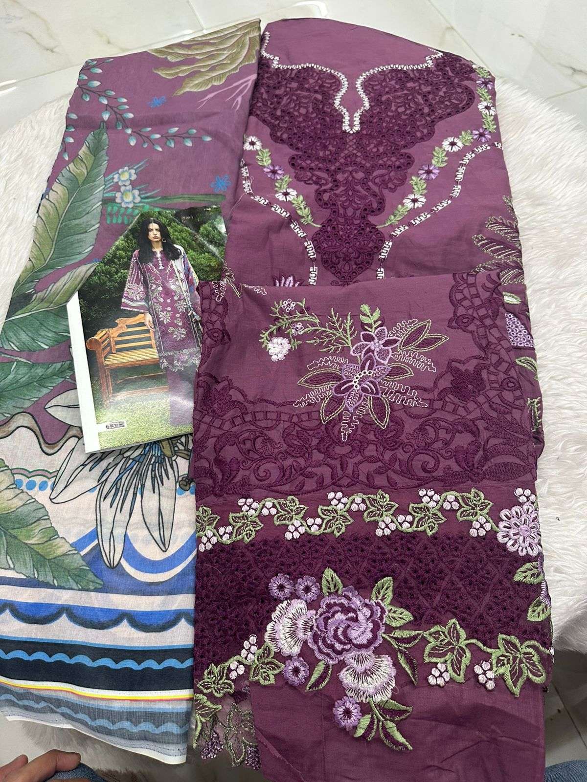 Falah Premium Cotton Collection Code - 50022 By Falah Designer Suits - 05