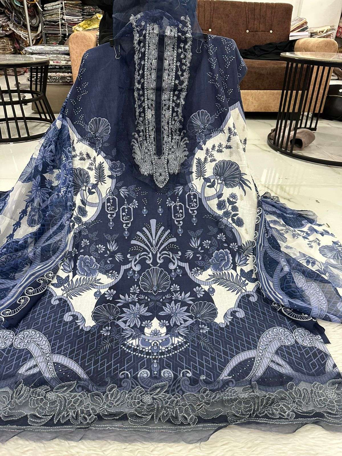 Falah Premium Cotton Collection Code - NOP01 By Falah Designer Suits - 01