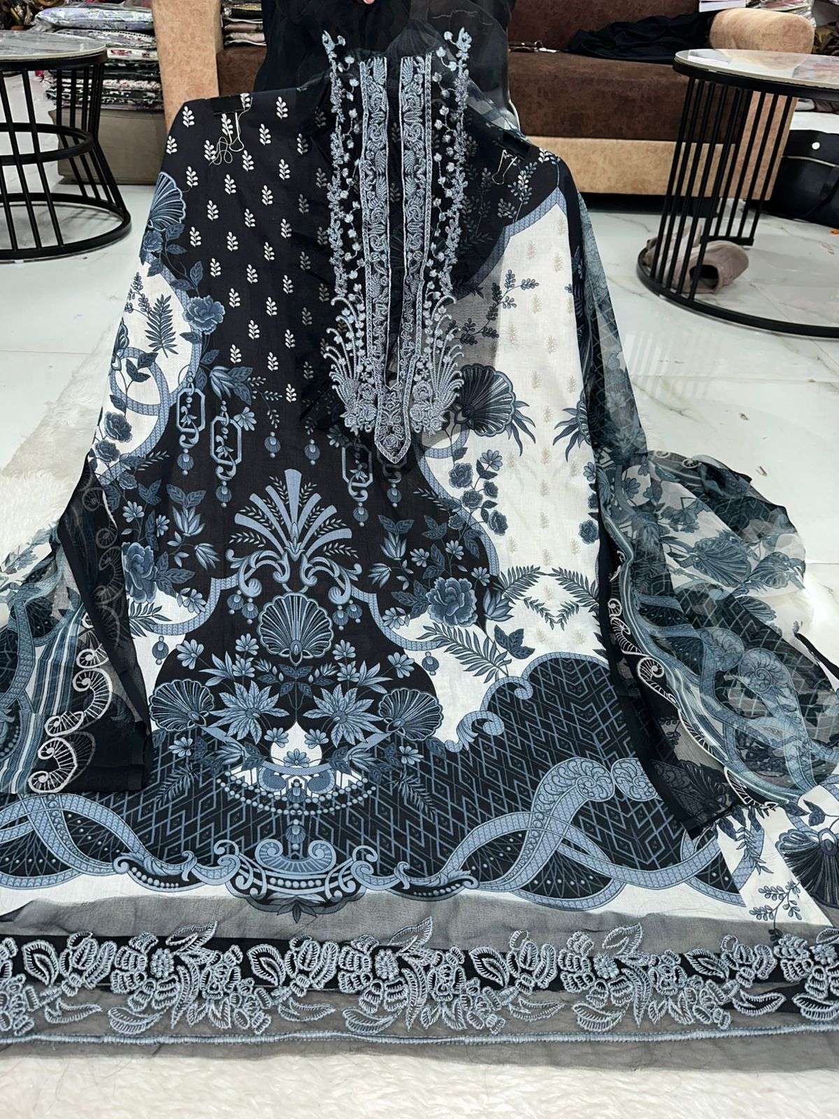 Falah Premium Cotton Collection Code - NOP01 By Falah Designer Suits - 02