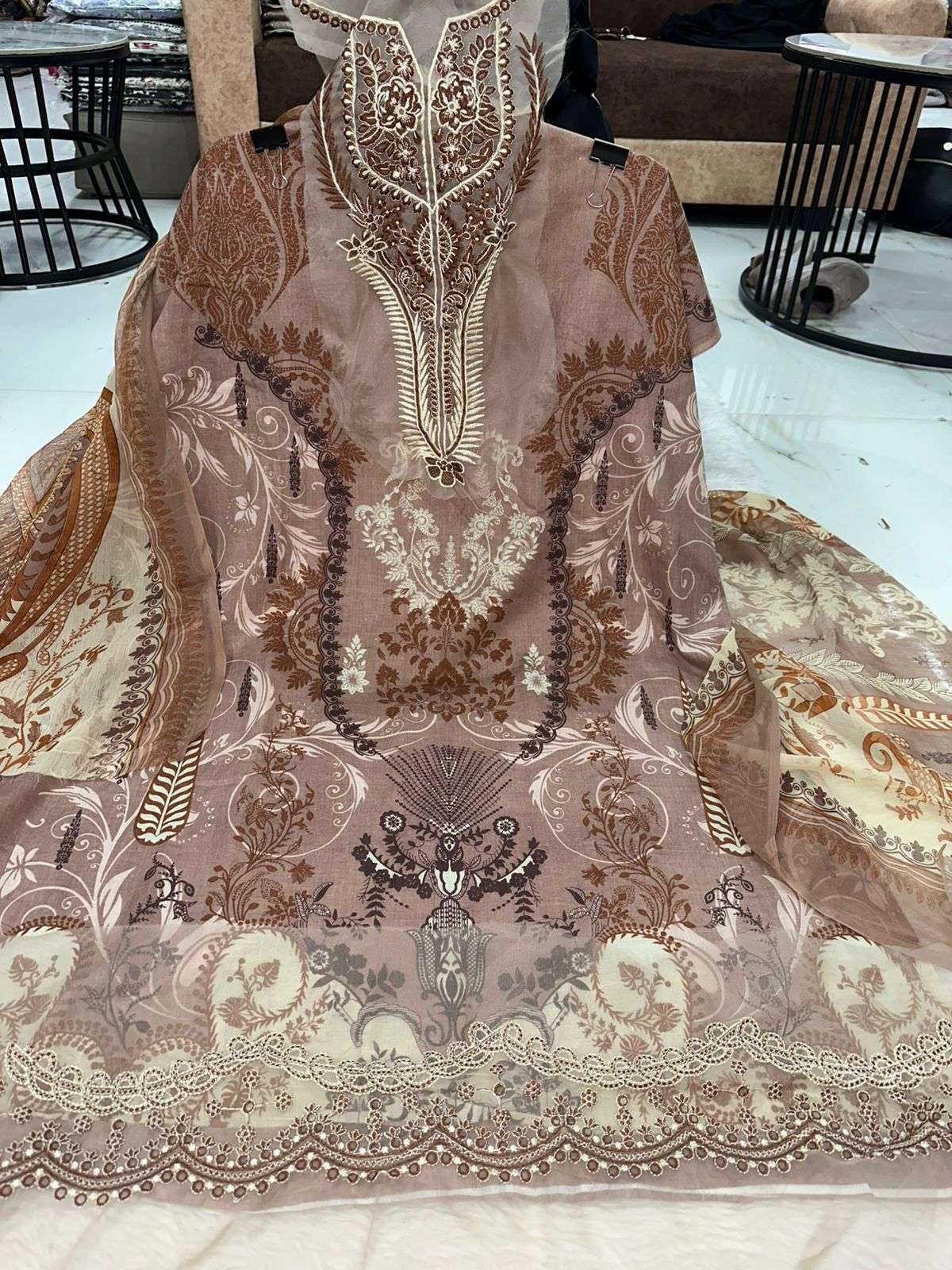 Falah Premium Cotton Collection Code - NOP01 By Falah Designer Suits - 03
