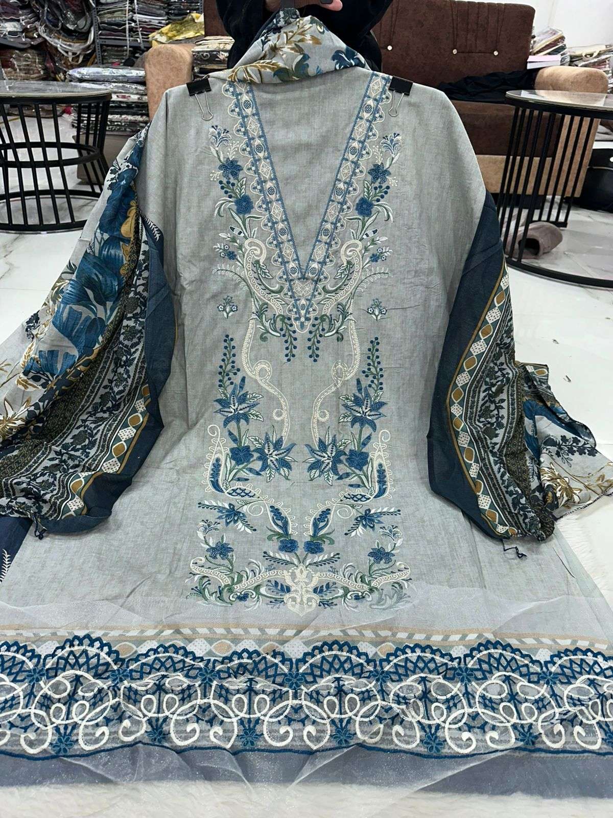Falah Premium Cotton Collection Code - NOP02 By Falah Designer Suits - 01