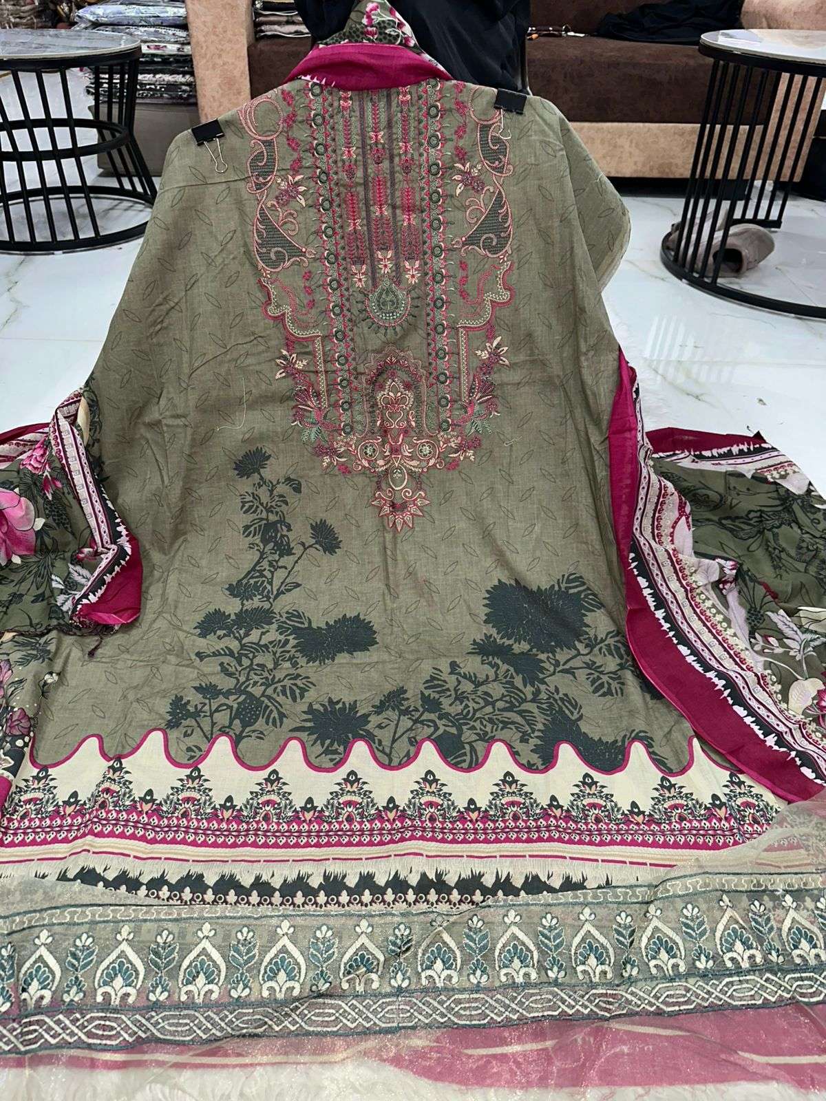Falah Premium Cotton Collection Code - NOP02 By Falah Designer Suits - 02