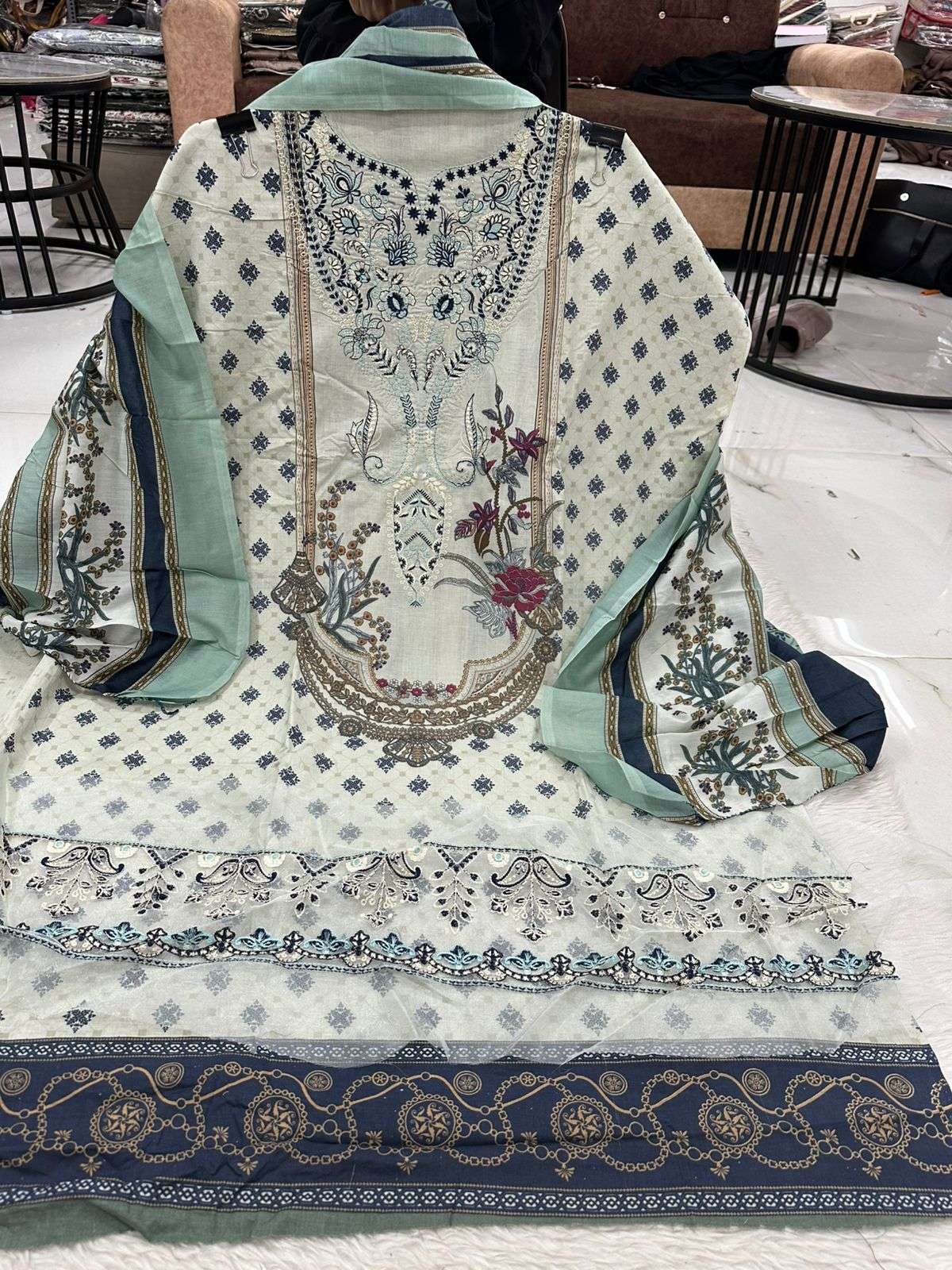 Falah Premium Cotton Collection Code - NOP02 By Falah Designer Suits - 04