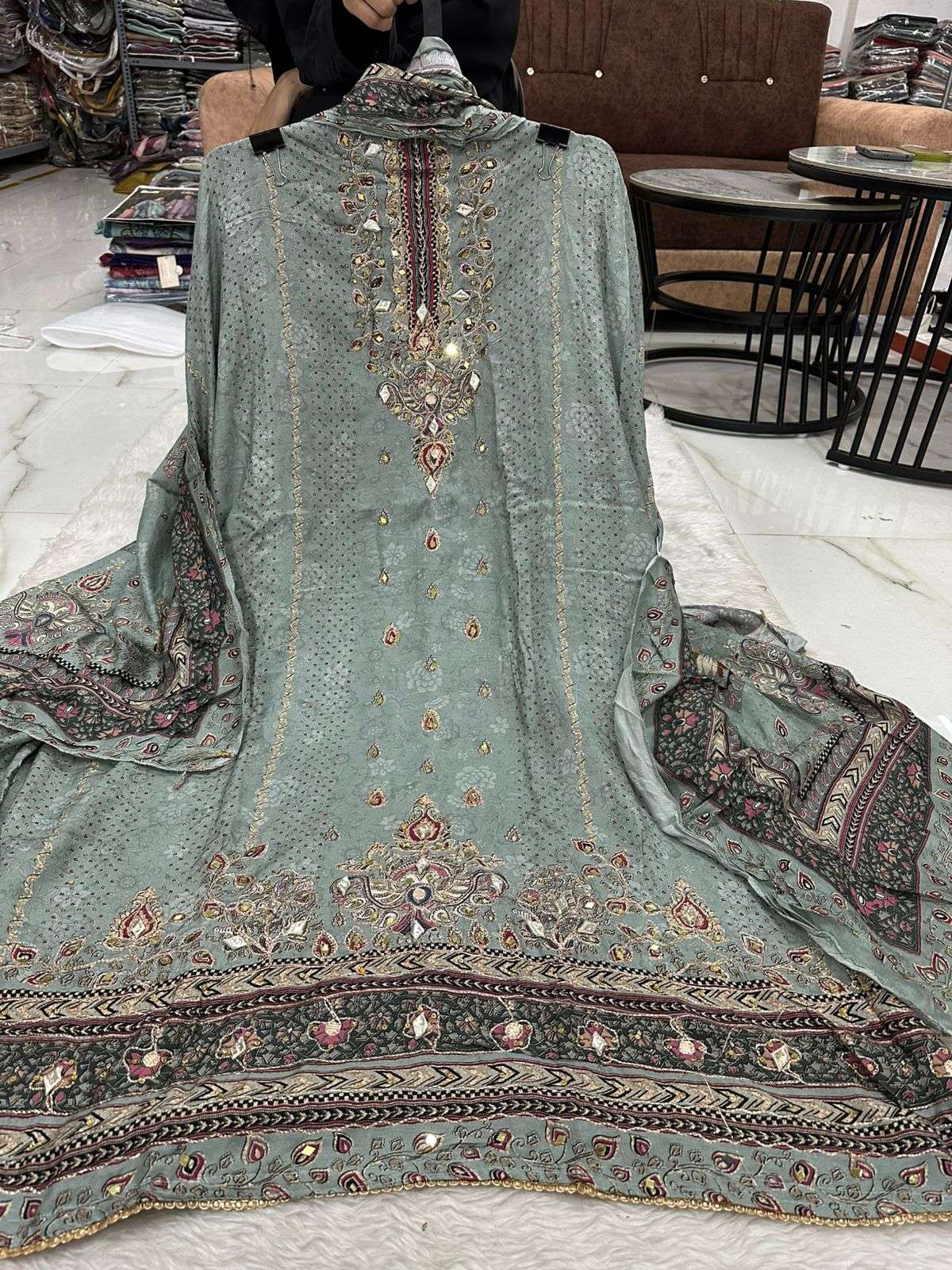 Falah Premium Maslin Collection Code - 26075 By Falah Designer Suits - 01