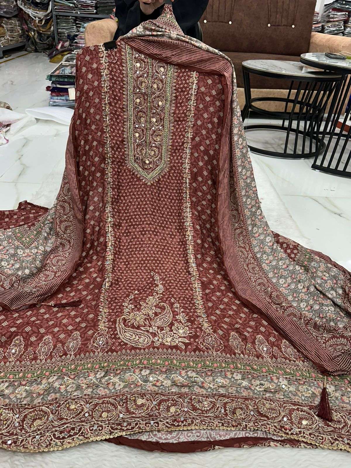 Falah Premium Maslin Collection Code - 26077 By Falah Designer Suits - 02