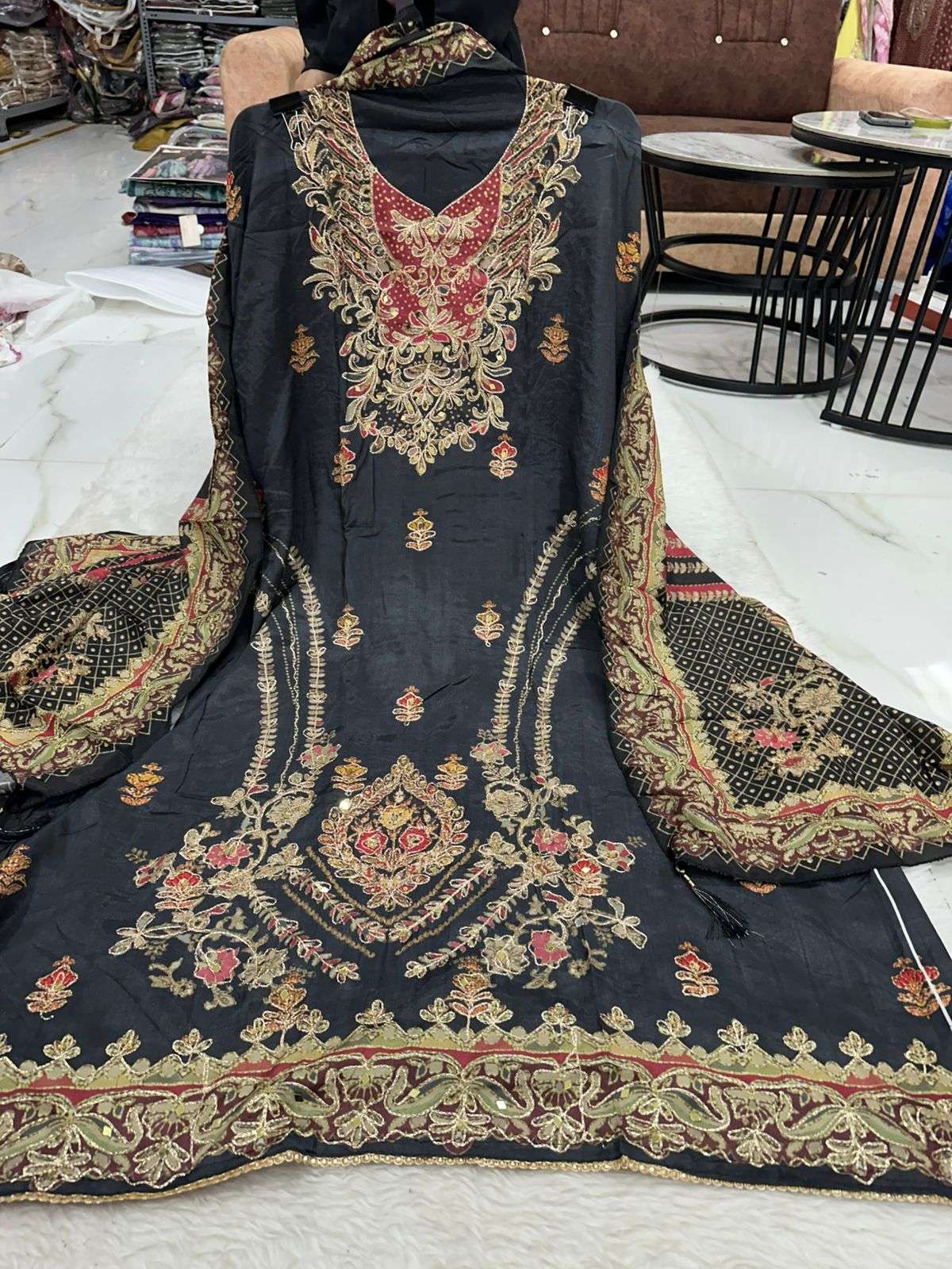 Falah Premium Maslin Collection Code - 26078 By Falah Designer Suits - 02