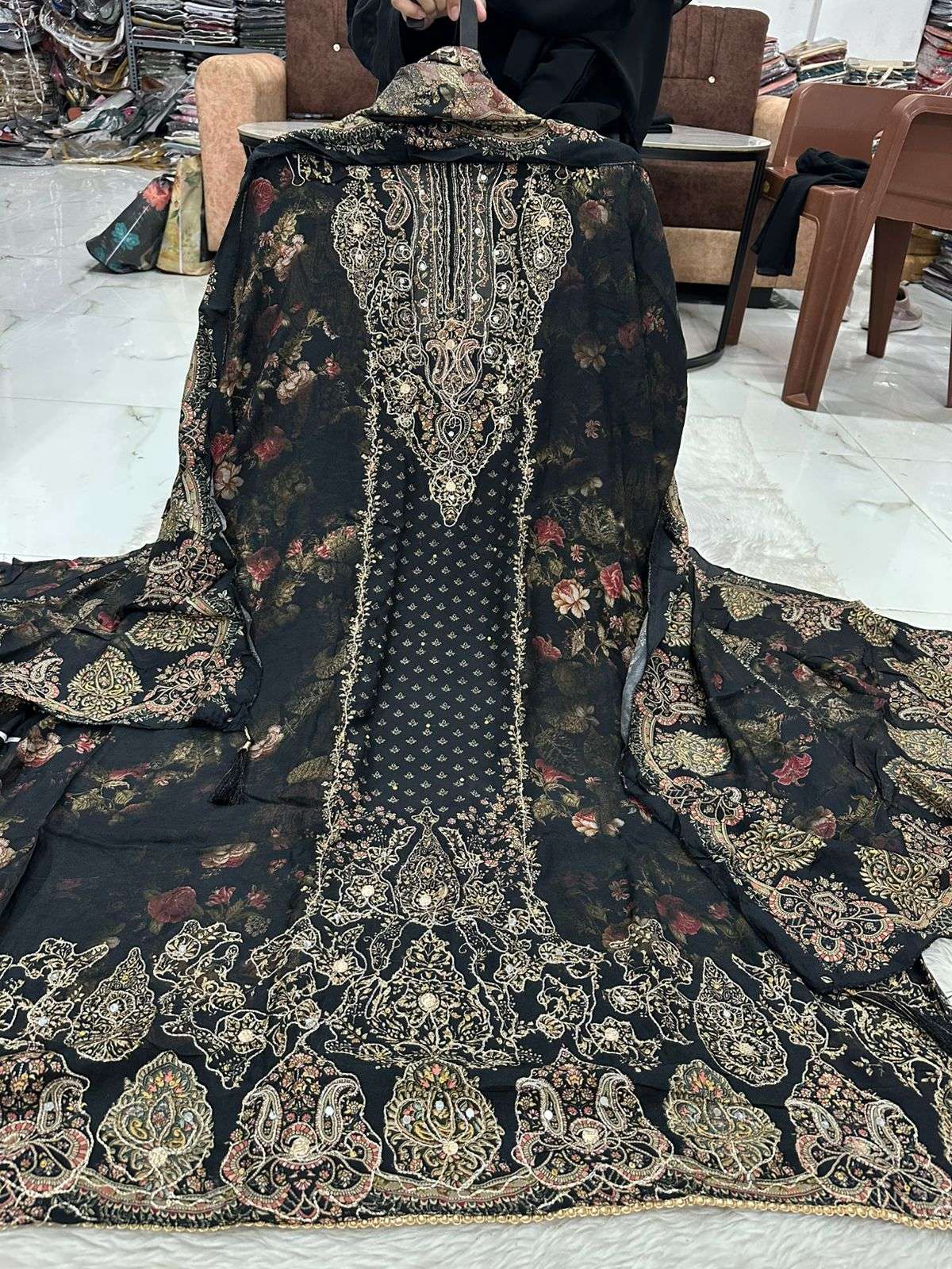 Falah Premium Maslin Collection Code - 50018 By Falah Designer Suits - 01