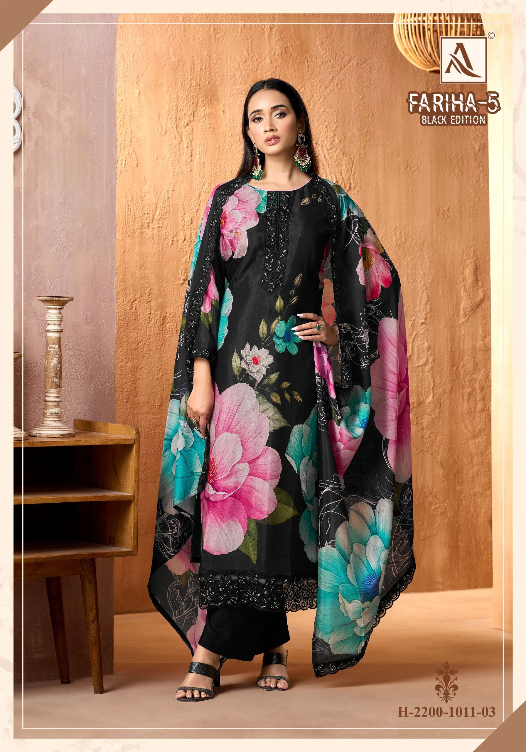 FARIHA BLACK EDITION - 05 BY ALOK SUITS - 03