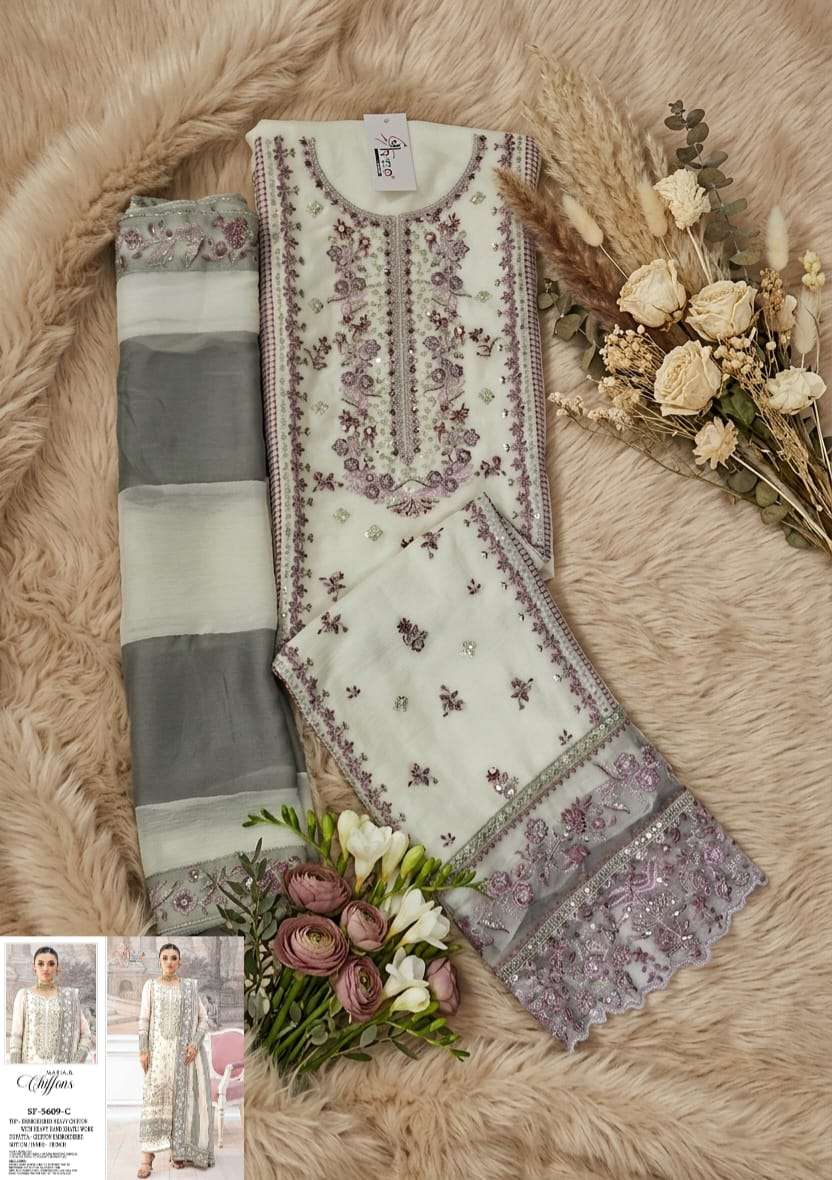 MARIA B. CHIFFONS D.NO. SF - 5609 BY SHREE FABS - 04