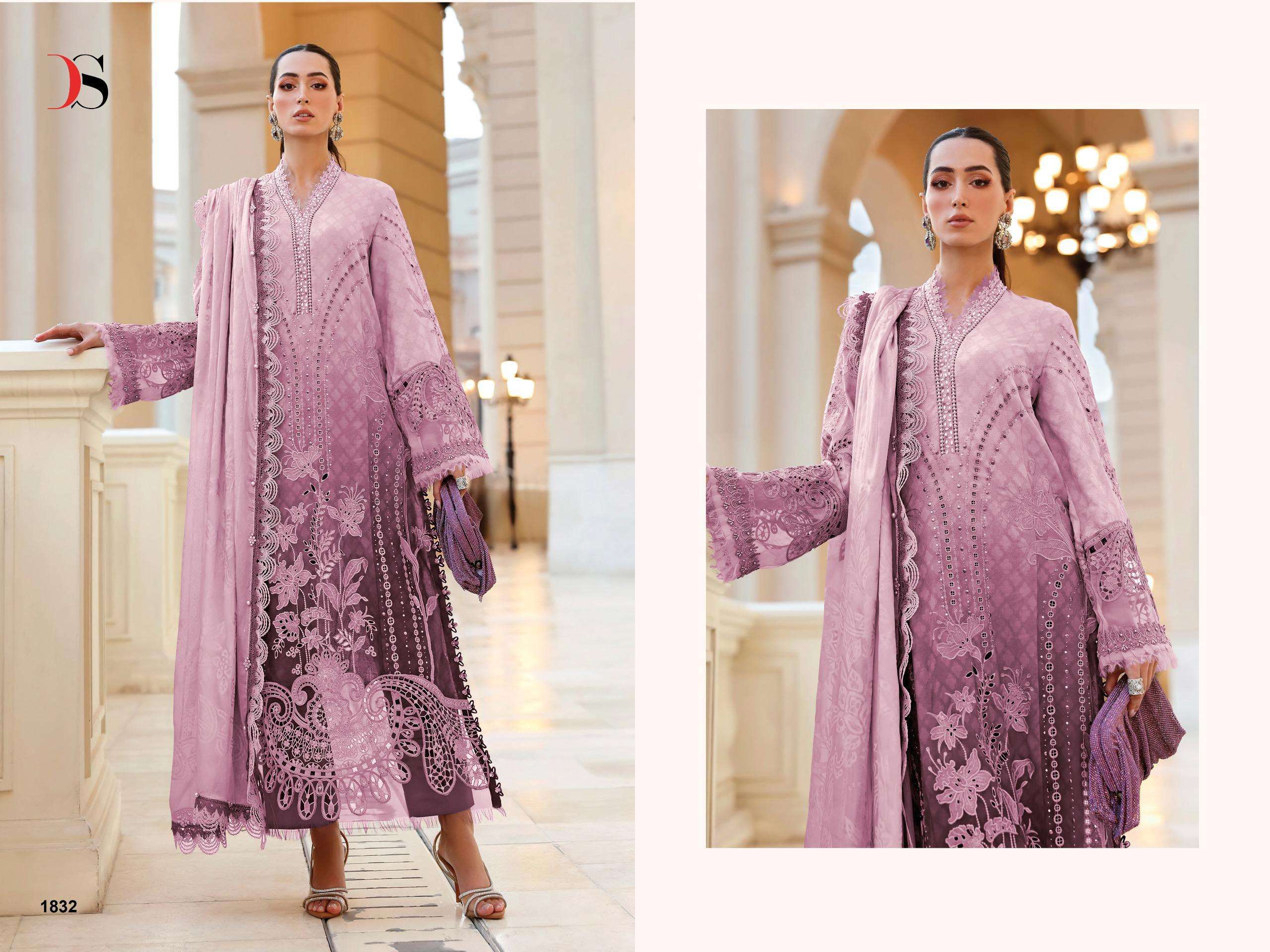 MARIA B PREMIUM EMBROIDERED - 03 D NO.1831 & 1832 DEEPSY SUITS - 02