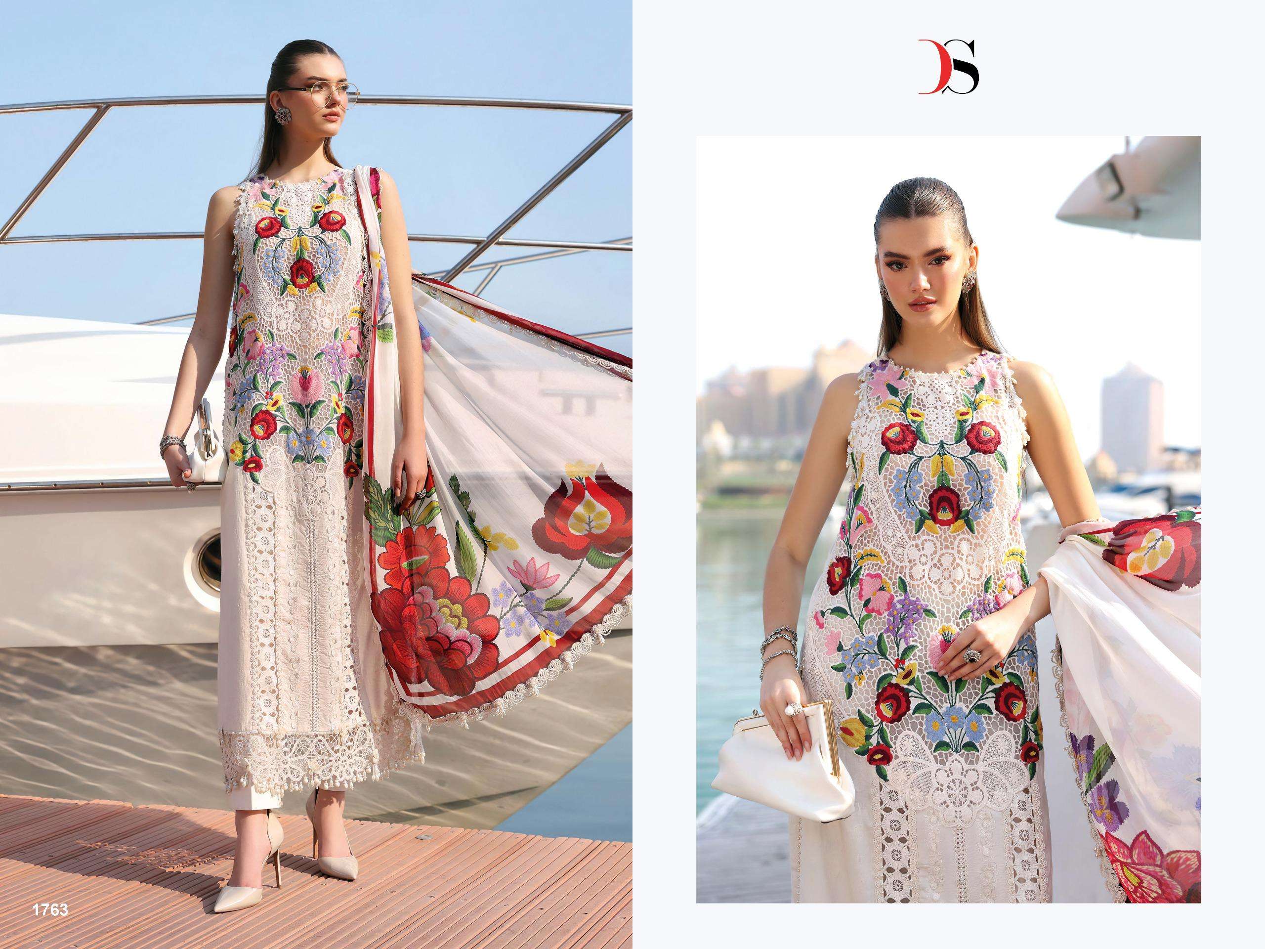 MARIA B PREMIUM EMBROIDERED - 03 DEEPSY SUITS - 03