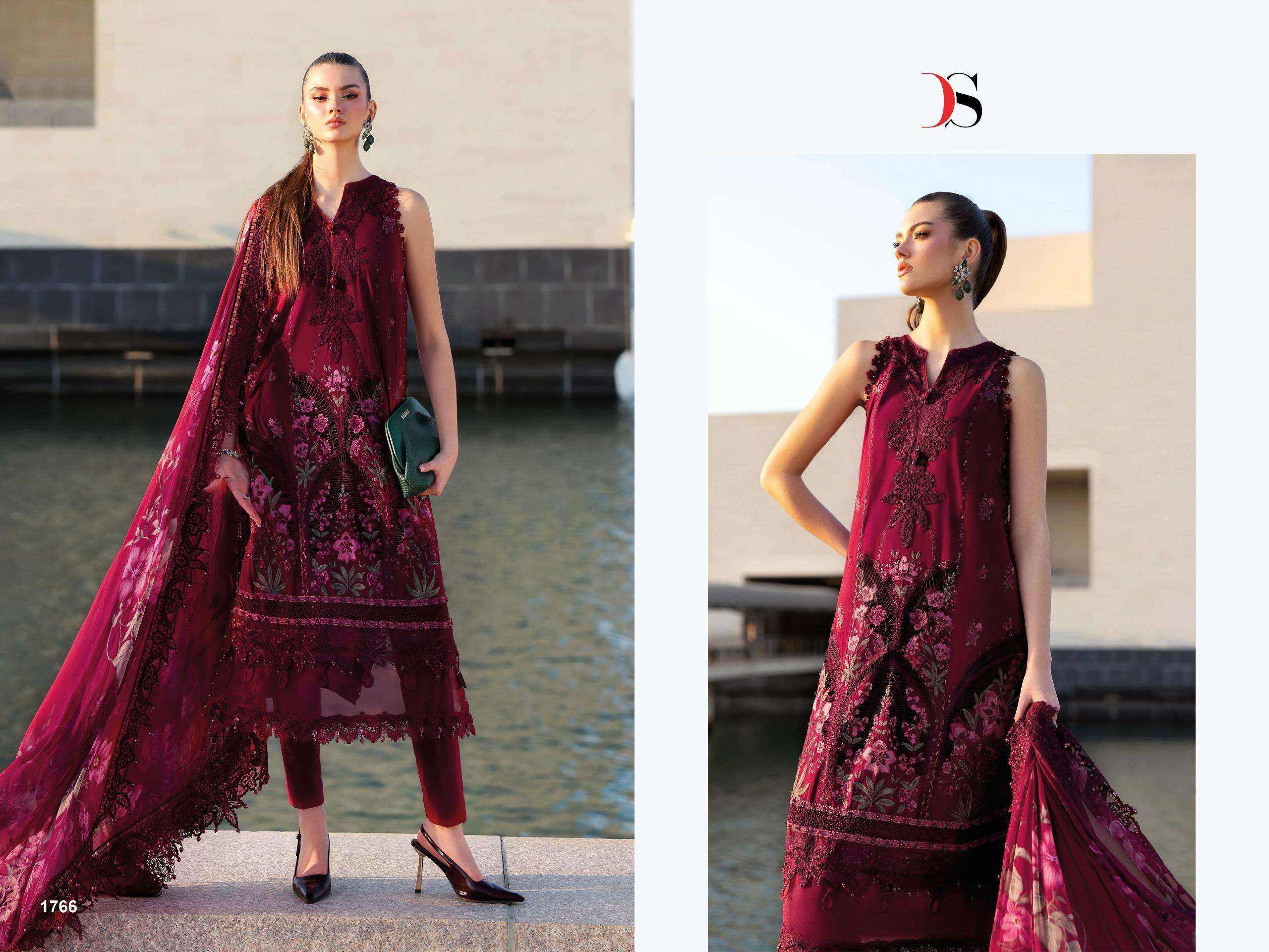 MARIA B PREMIUM EMBROIDERED - 03 DEEPSY SUITS - 06