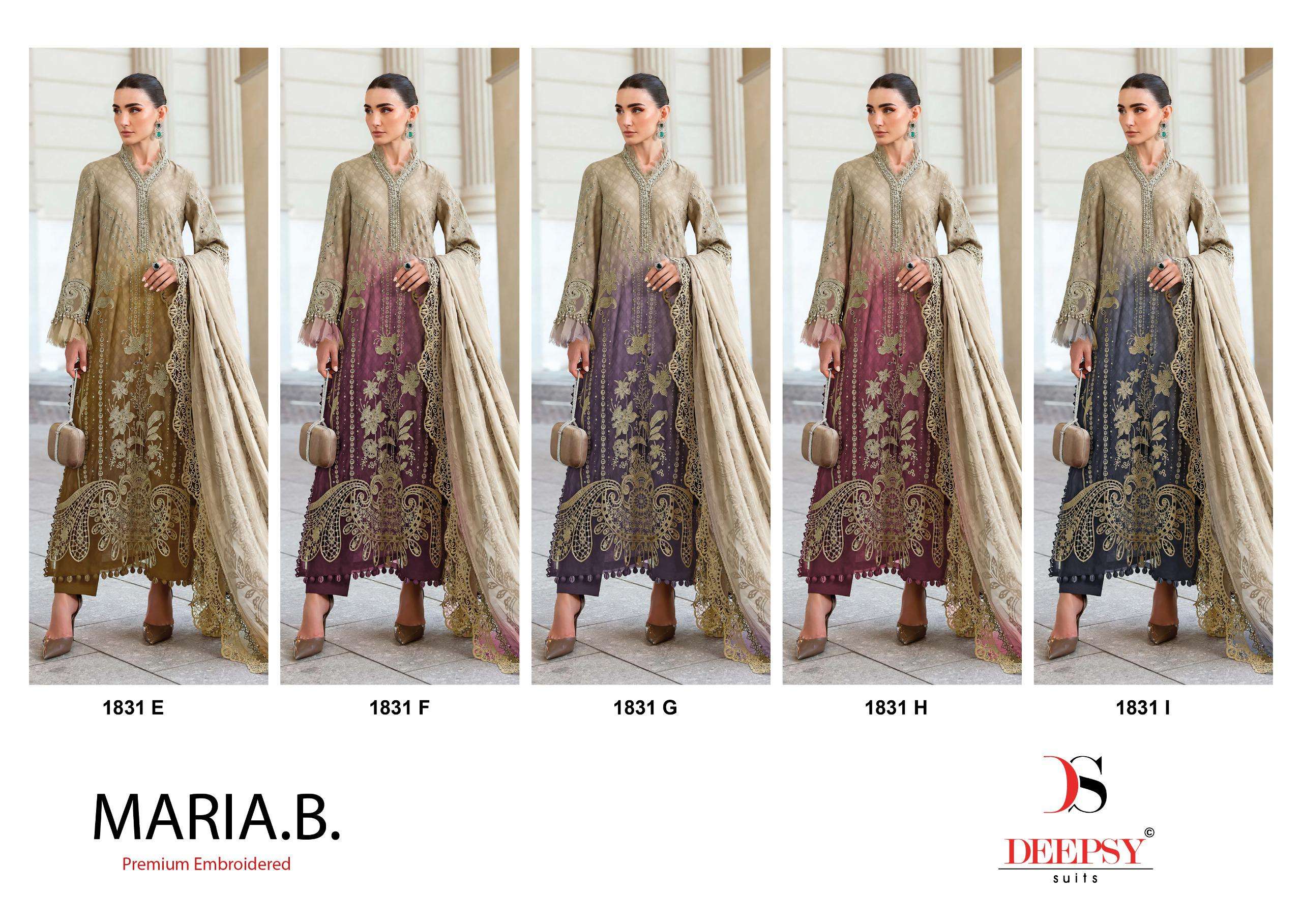 MARIA B PREMIUM EMBROIDERED - 25 - 3 BY DEEPSY SUITS - 01 - 05 A