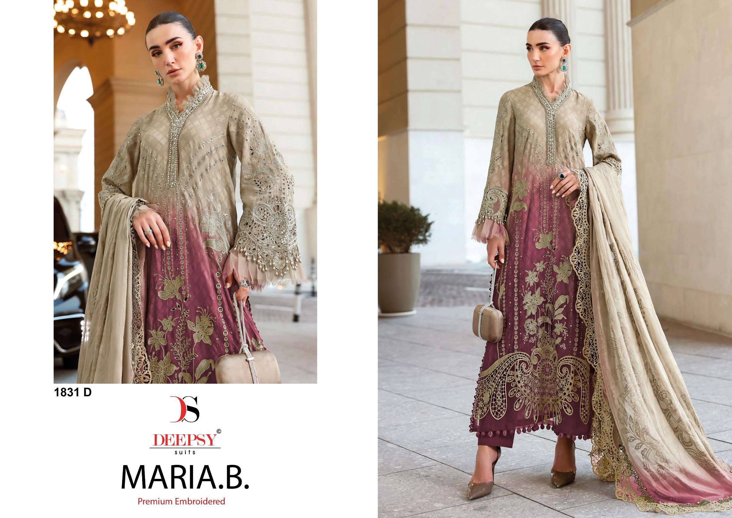 MARIA B PREMIUM EMBROIDERED - 25 - 3 BY DEEPSY SUITS - 04