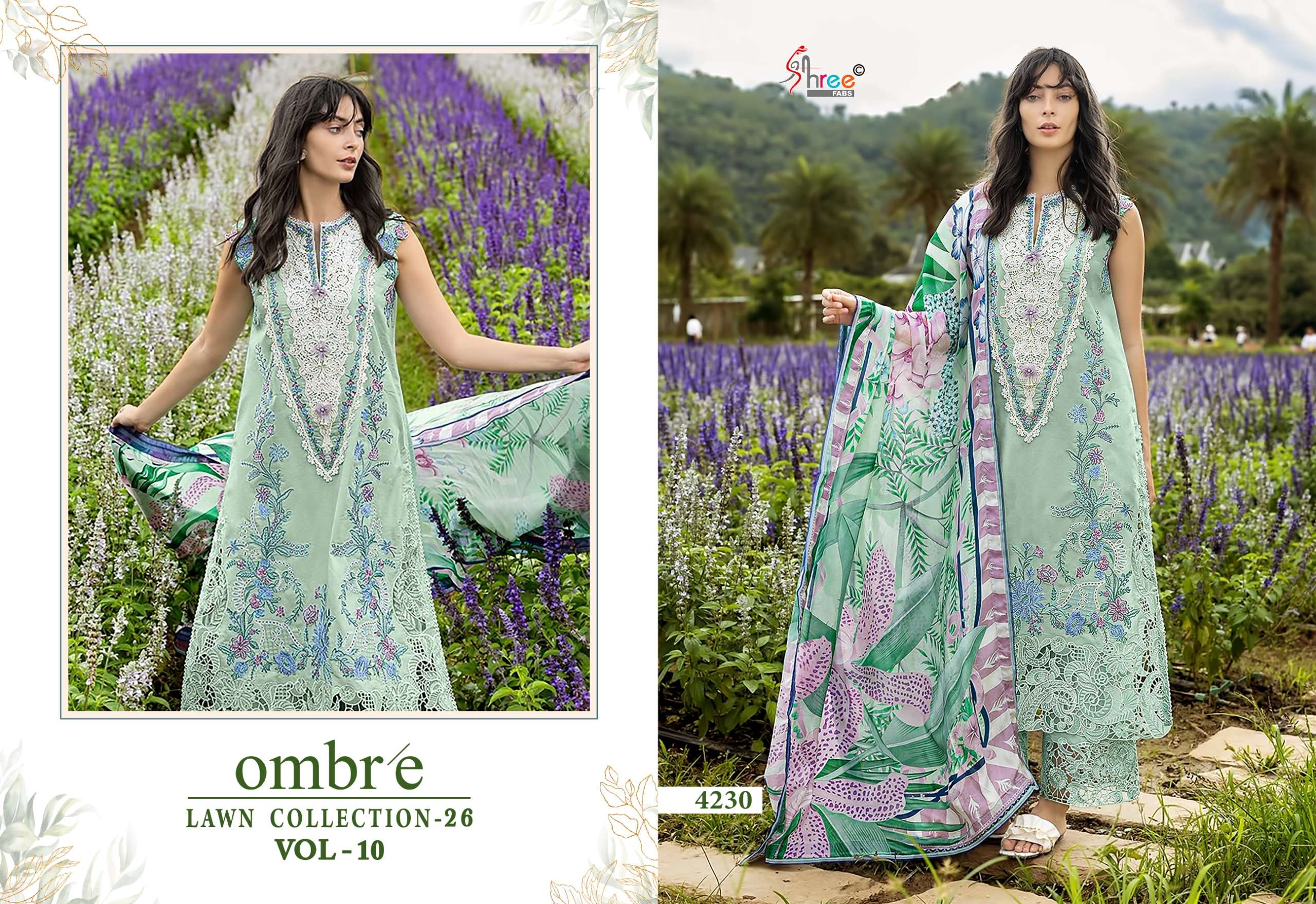OMBRE LAWN COLLECTION VOL - 10 BY SHREE FABS - 05