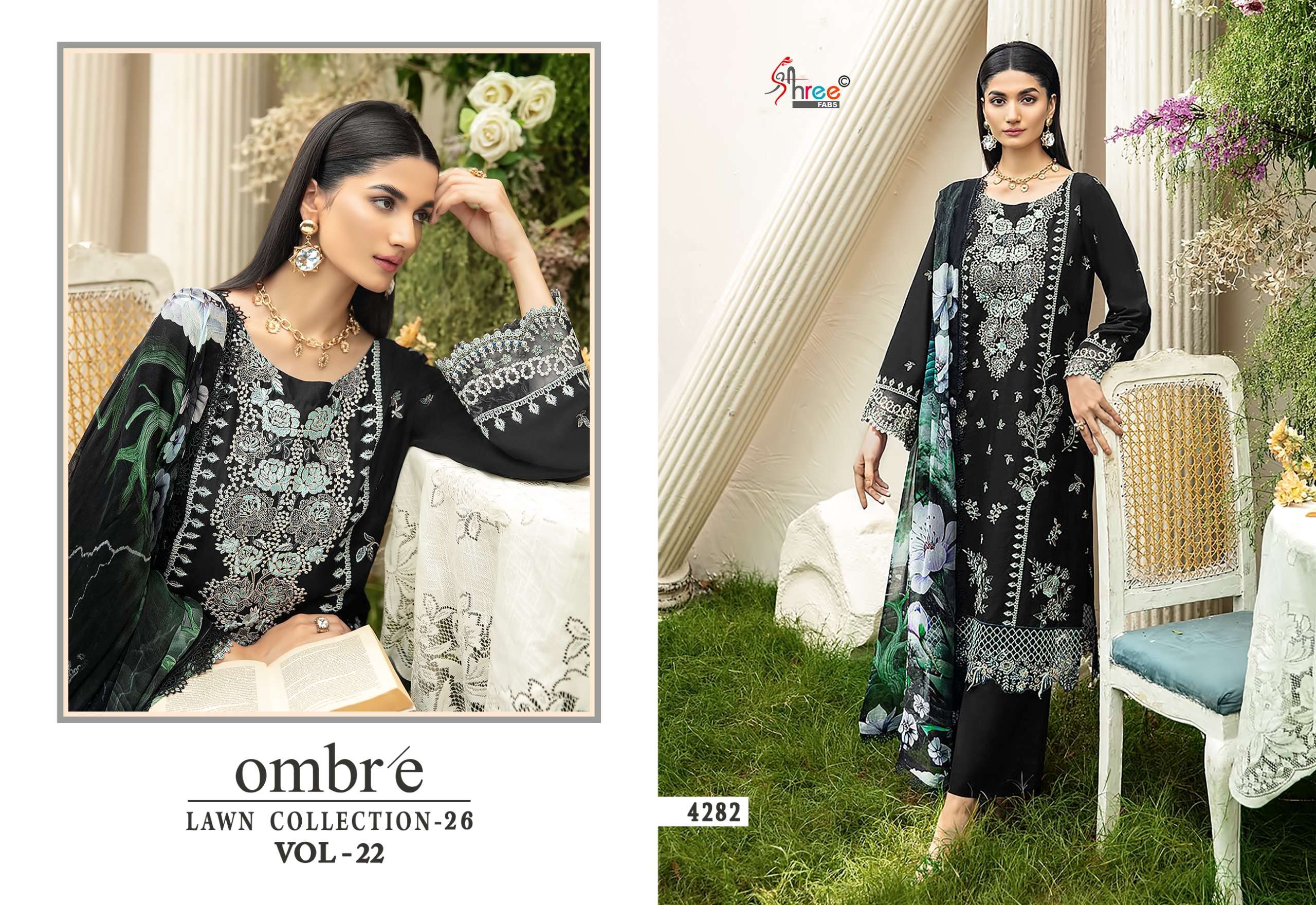 OMBRE LAWN COLLECTION VOL - 22 BY SHREE FABS - 02