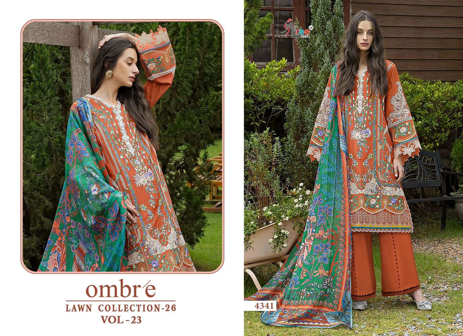 OMBRE LAWN COLLECTION VOL - 23 BY SHREE FABS - 01