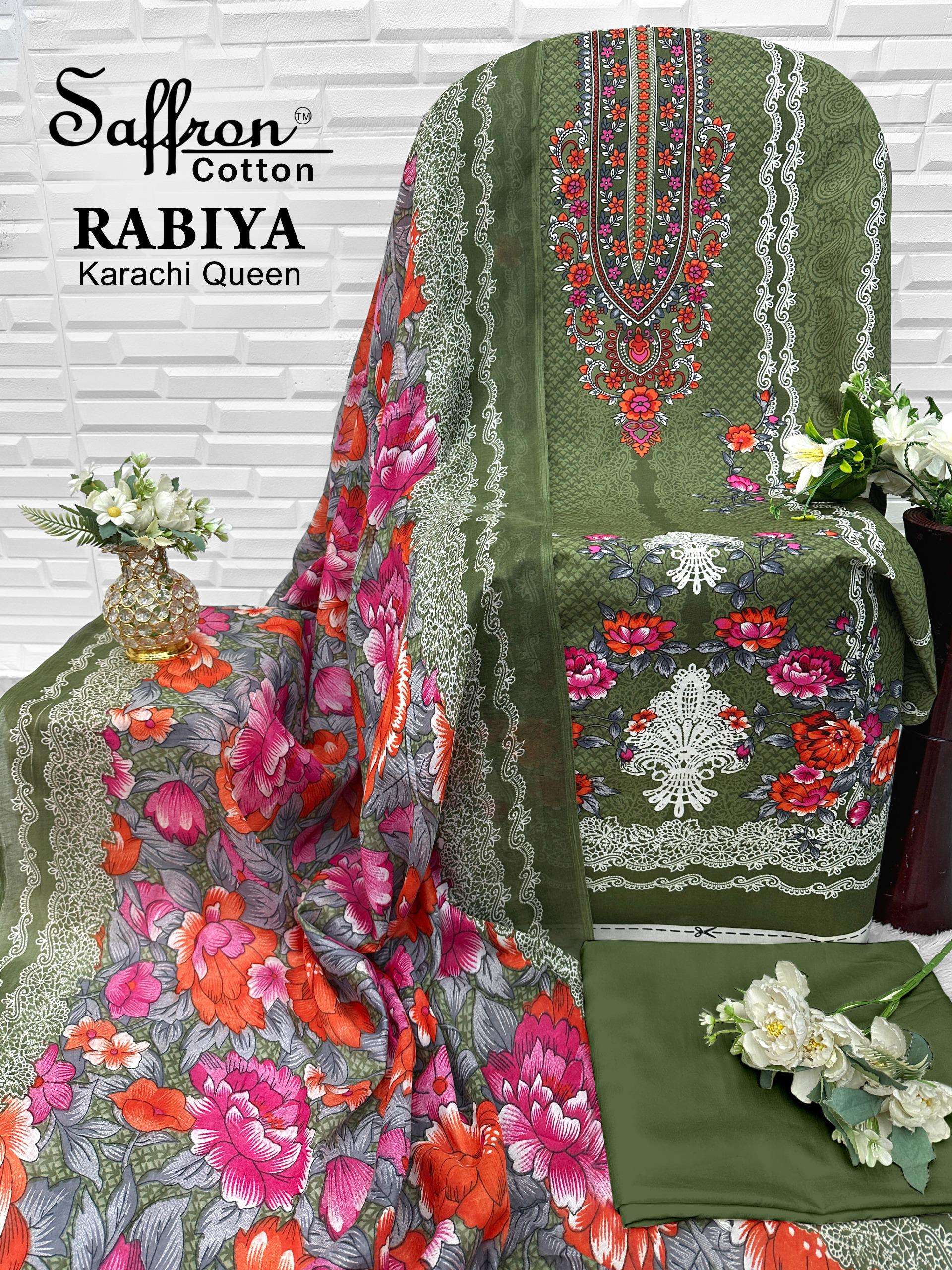 RABIYA KARACHI QUEEEN OPEN PIC BY SAFFRON COTTON - 04