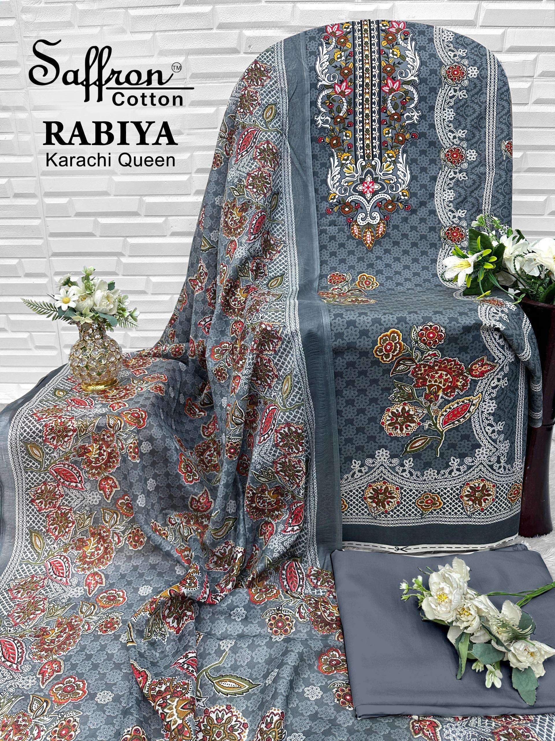 RABIYA KARACHI QUEEEN OPEN PIC BY SAFFRON COTTON - 05