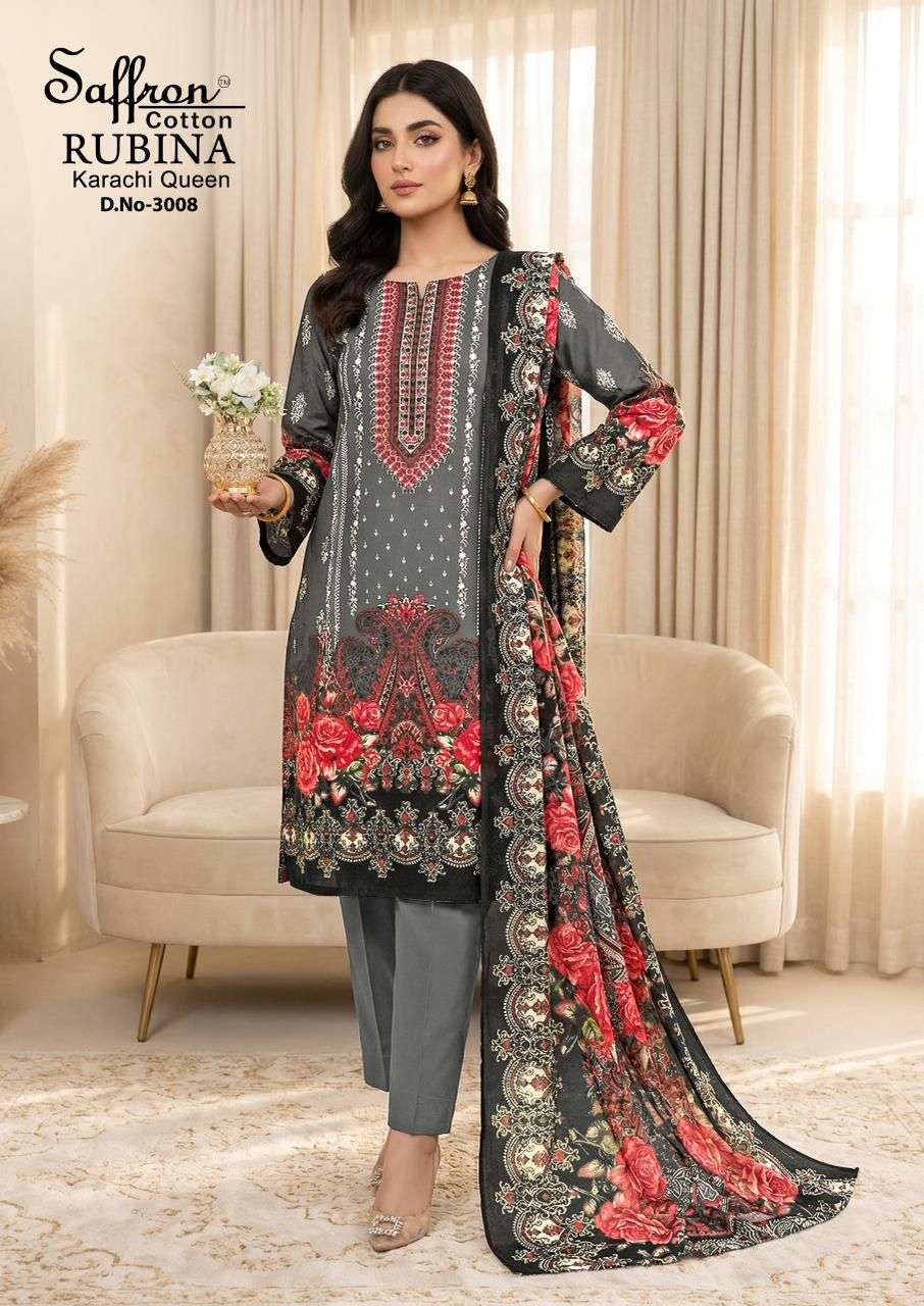 RUBINA KARACHI QUEEN VOL - 03 BY SAFFRON COTTON - 07
