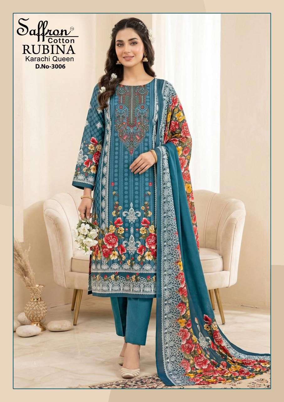 RUBINA KARACHI QUEEN VOL - 03 BY SAFFRON COTTON - 08