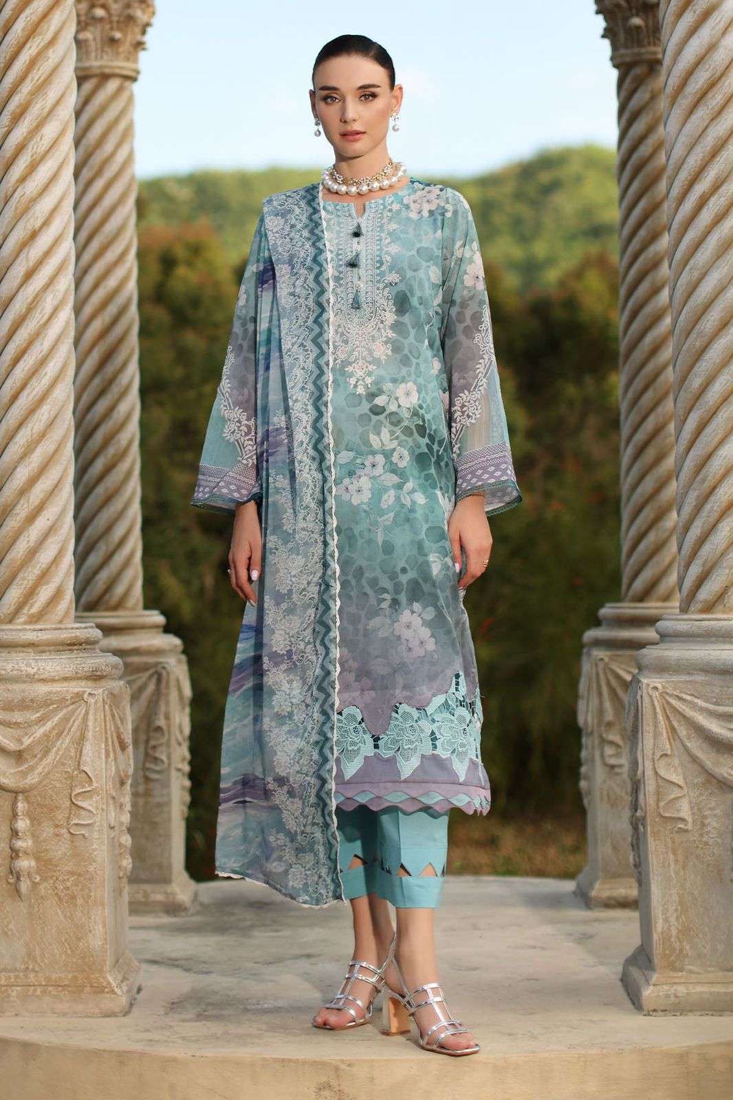 Signature Prints Unstitched Printed Swiss Collection 2026 by Nureh-03