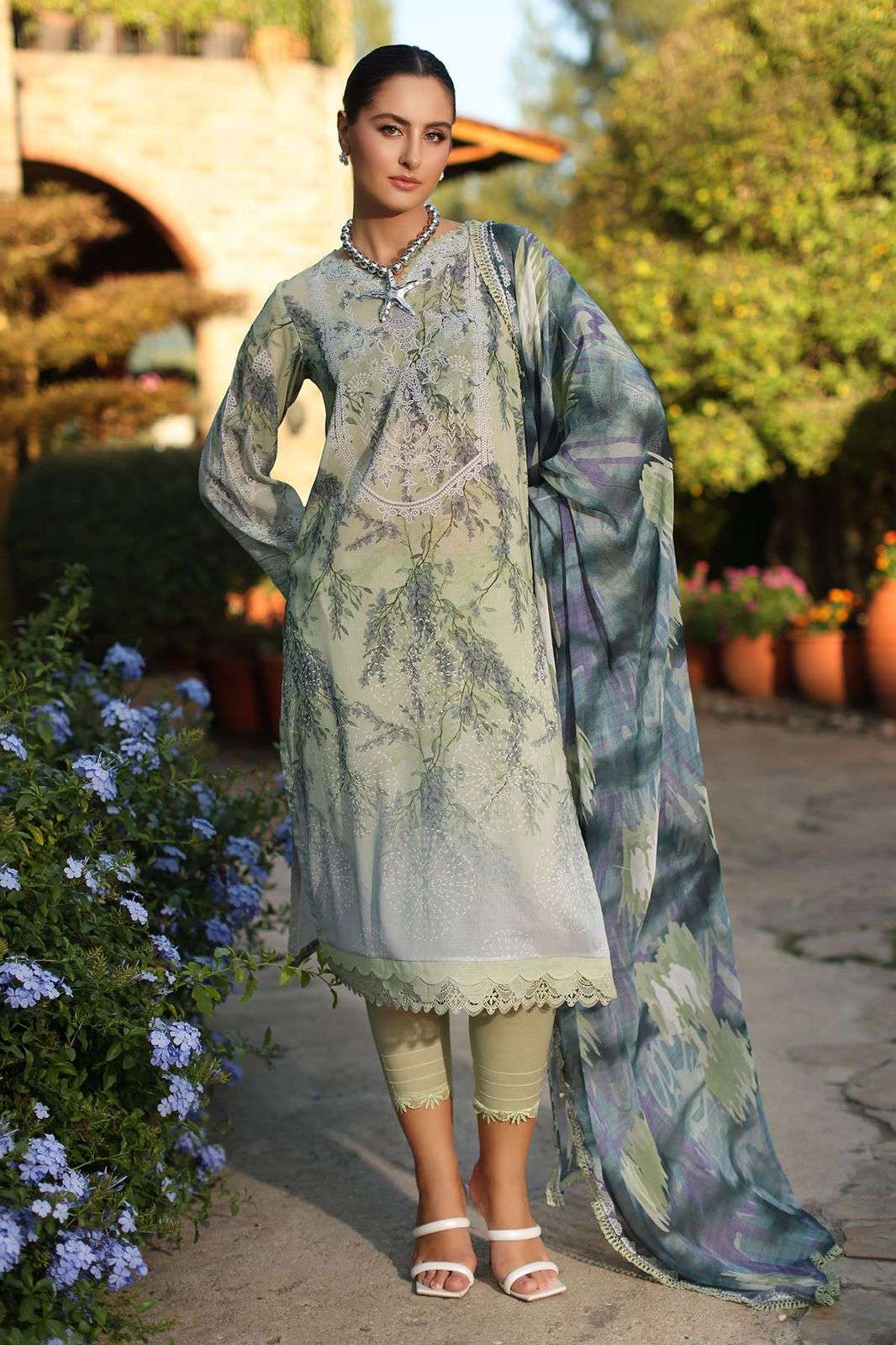 Signature Prints Unstitched Printed Swiss Collection 2026 by Nureh-06